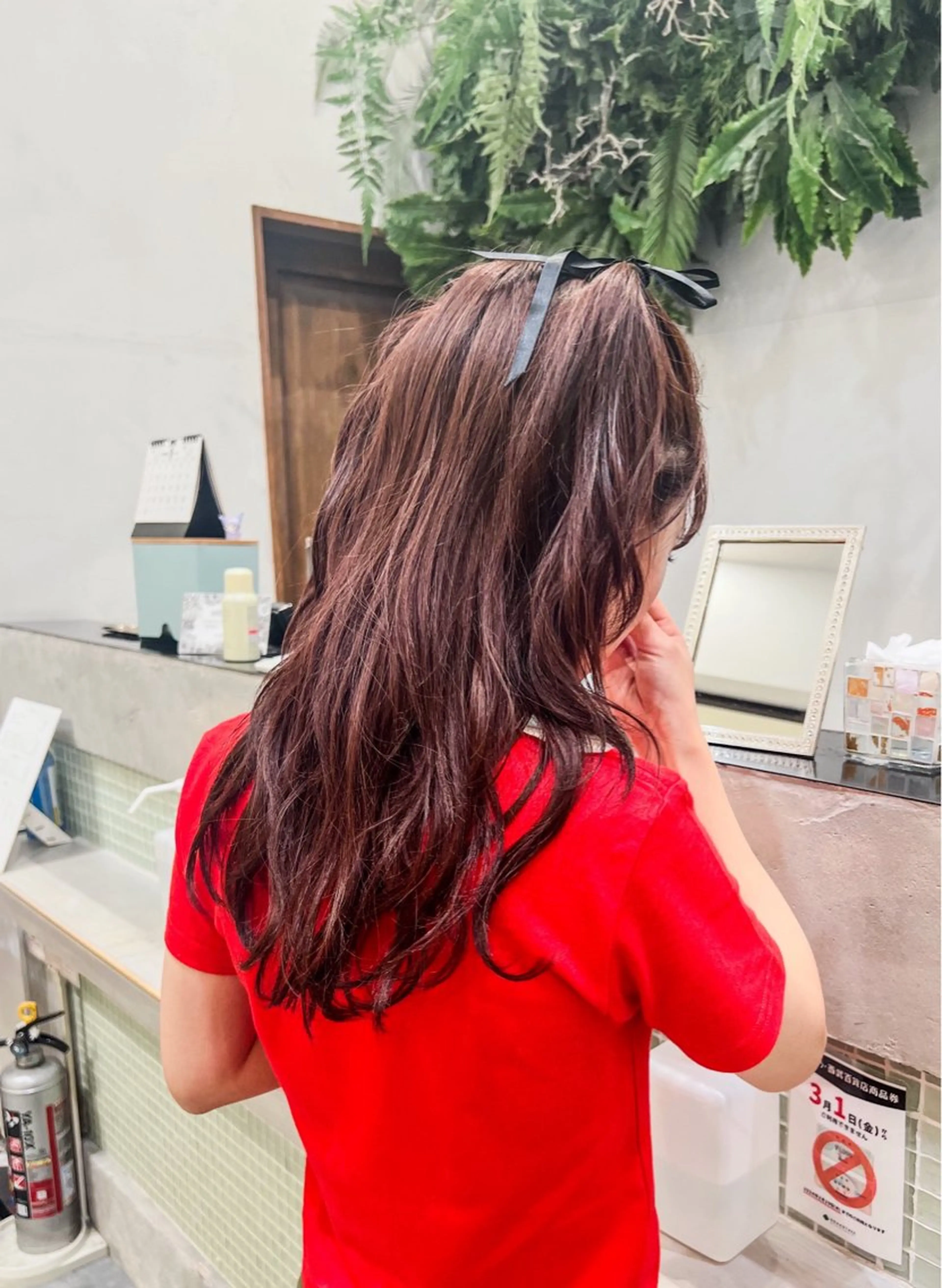 ミディアム ヘアカラー トリートメント 縮毛矯正/髪質改善 カット/横山陸人のヘアスタイル