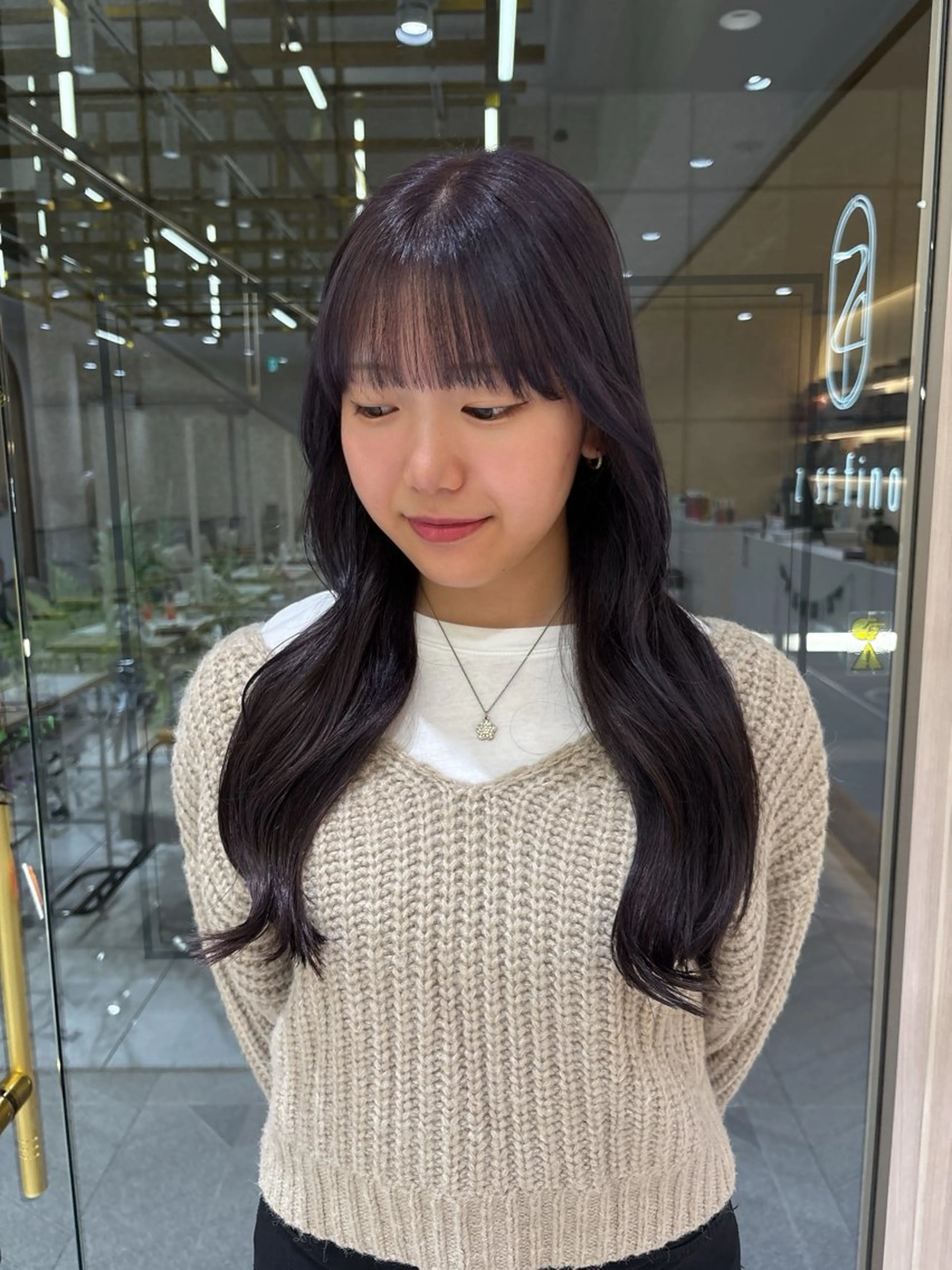 ロング カラー カット ヘアカラー 🦋sana🦋 似合わせカット✁のヘアスタイル