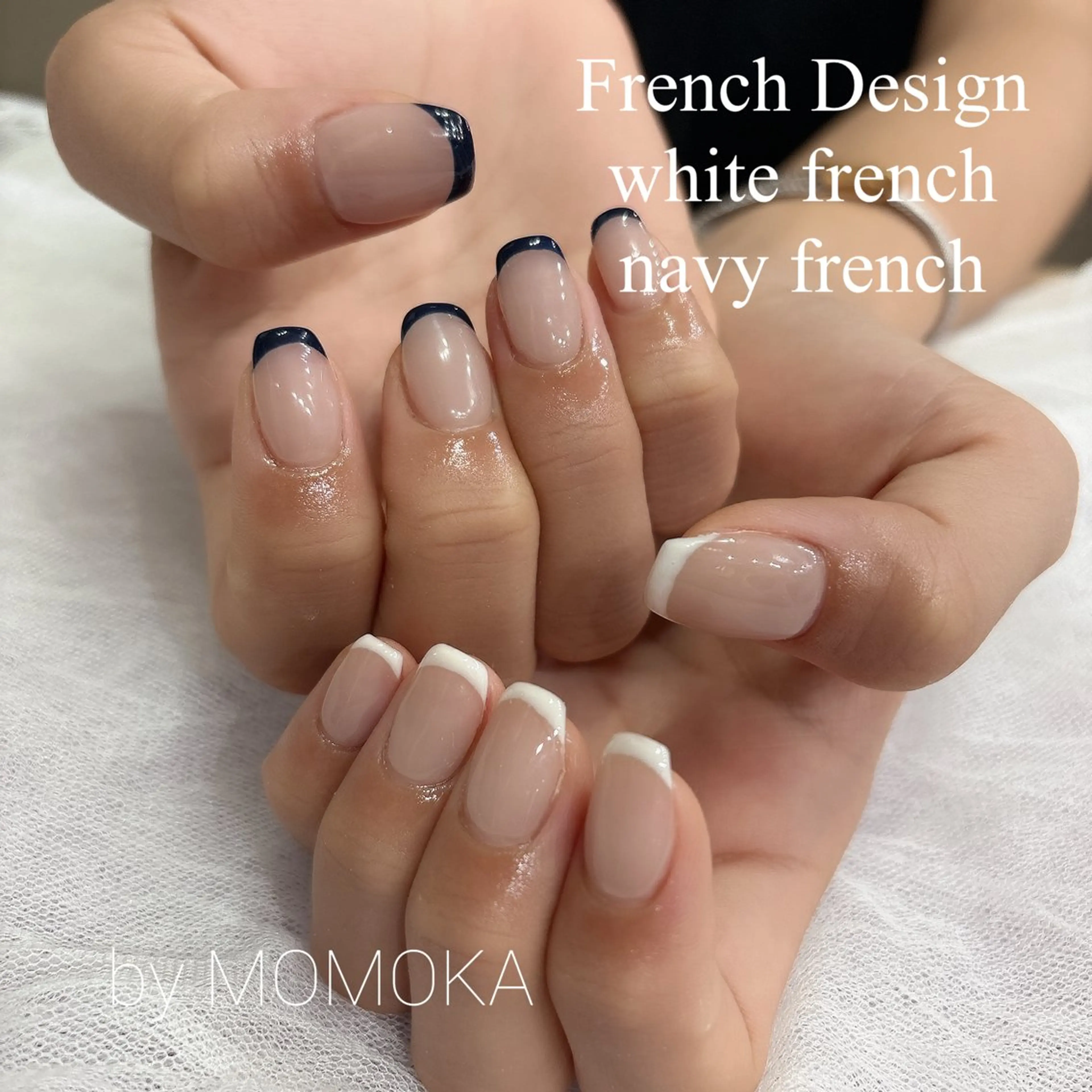 ネイル フレンチネイル ハンドネイル momoka_nails所属・Momo Nailsのネイルデザイン