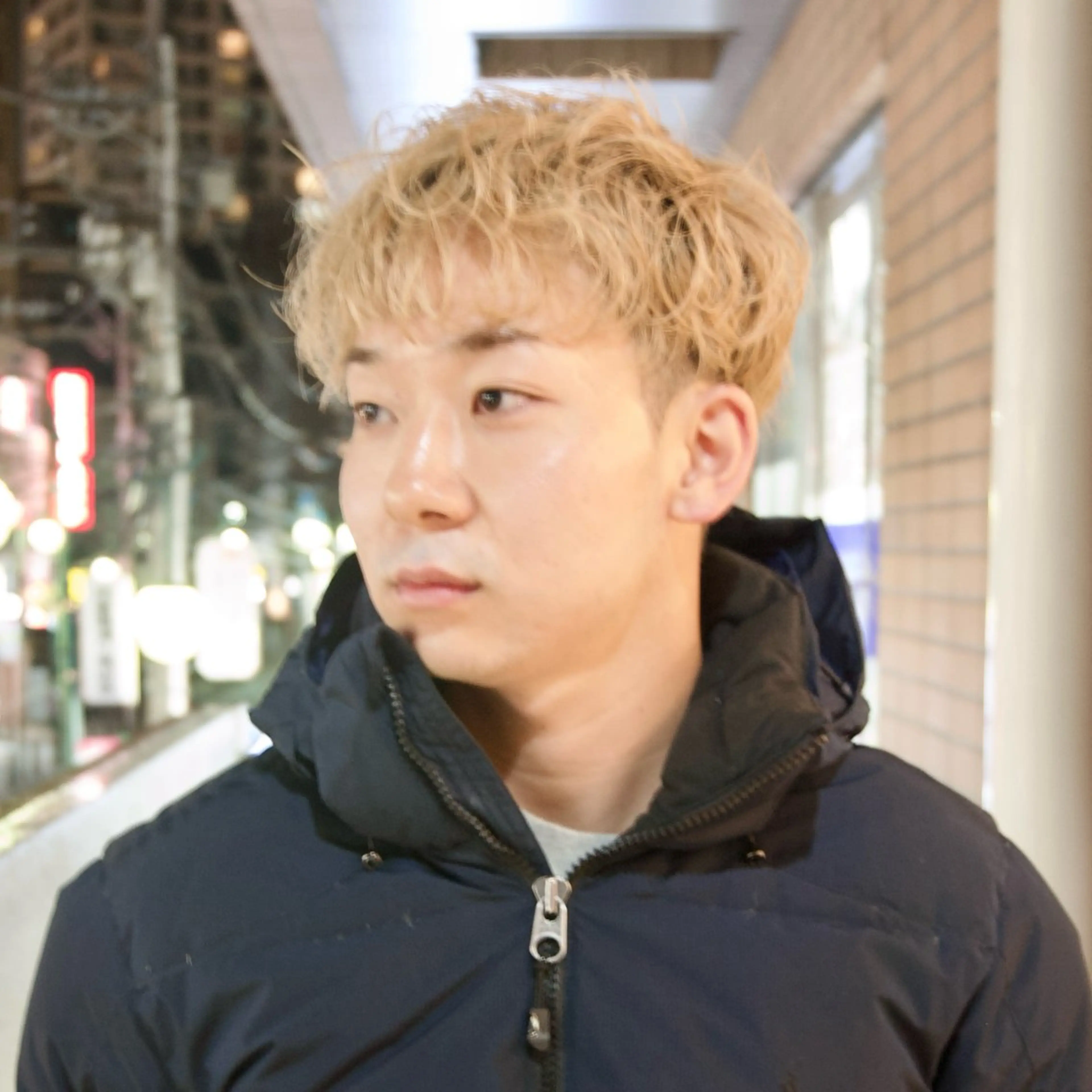 ショート カラー パーマ メンズ カット ヘアカラー bococa kanta/メンズのヘアスタイル