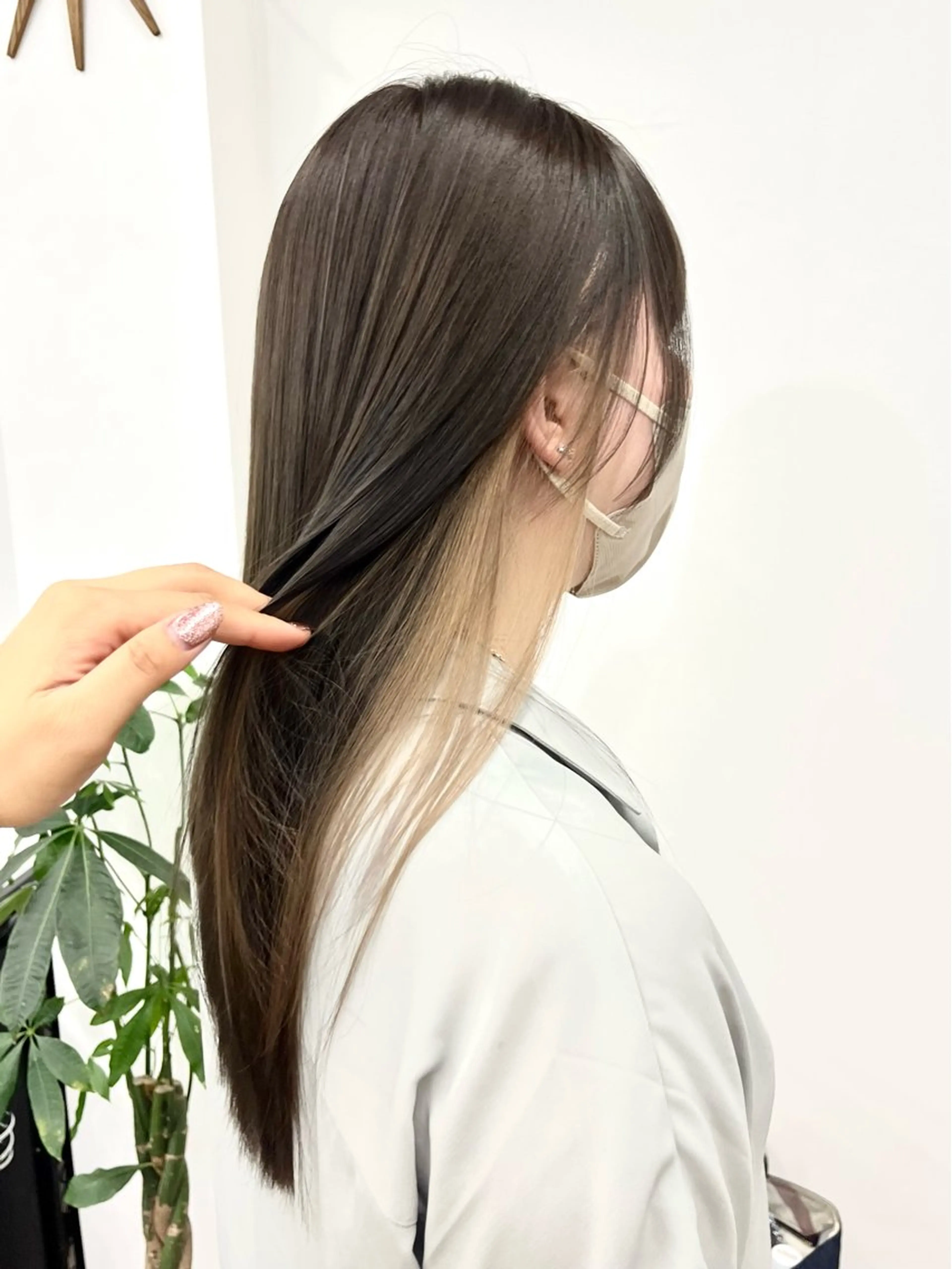 ロング カラー ヘアアレンジ 成人式 結婚式・ブライダル インナーカラー 入学式 卒業式のヘアスタイル HIROKO / 透明感暖色カラー🎀のヘアスタイル