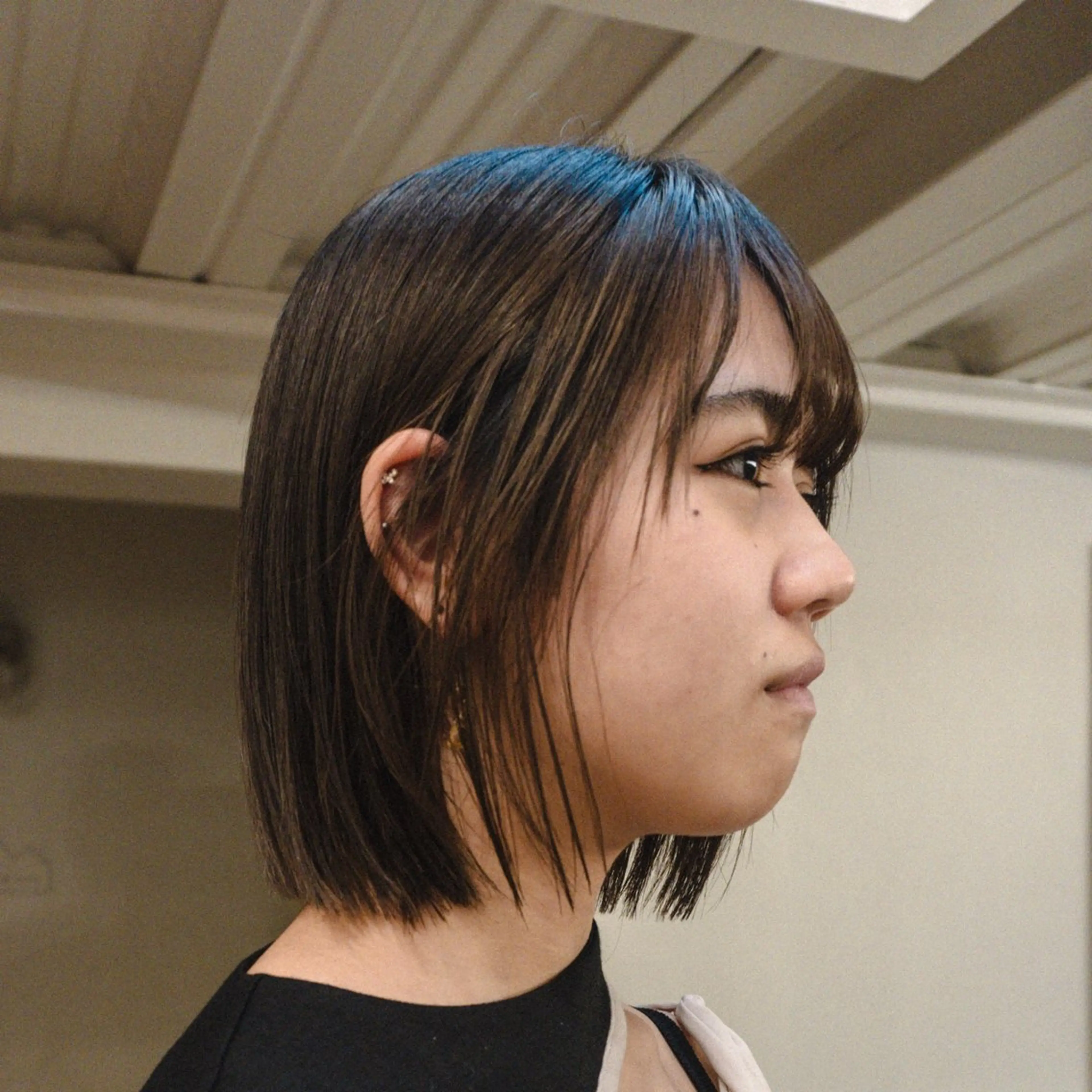 ミディアム 切りっぱなしボブ ショートボブ ボブ 外ハネヘア 🌿ボブ パーマ高橋啓太🌿のヘアスタイル