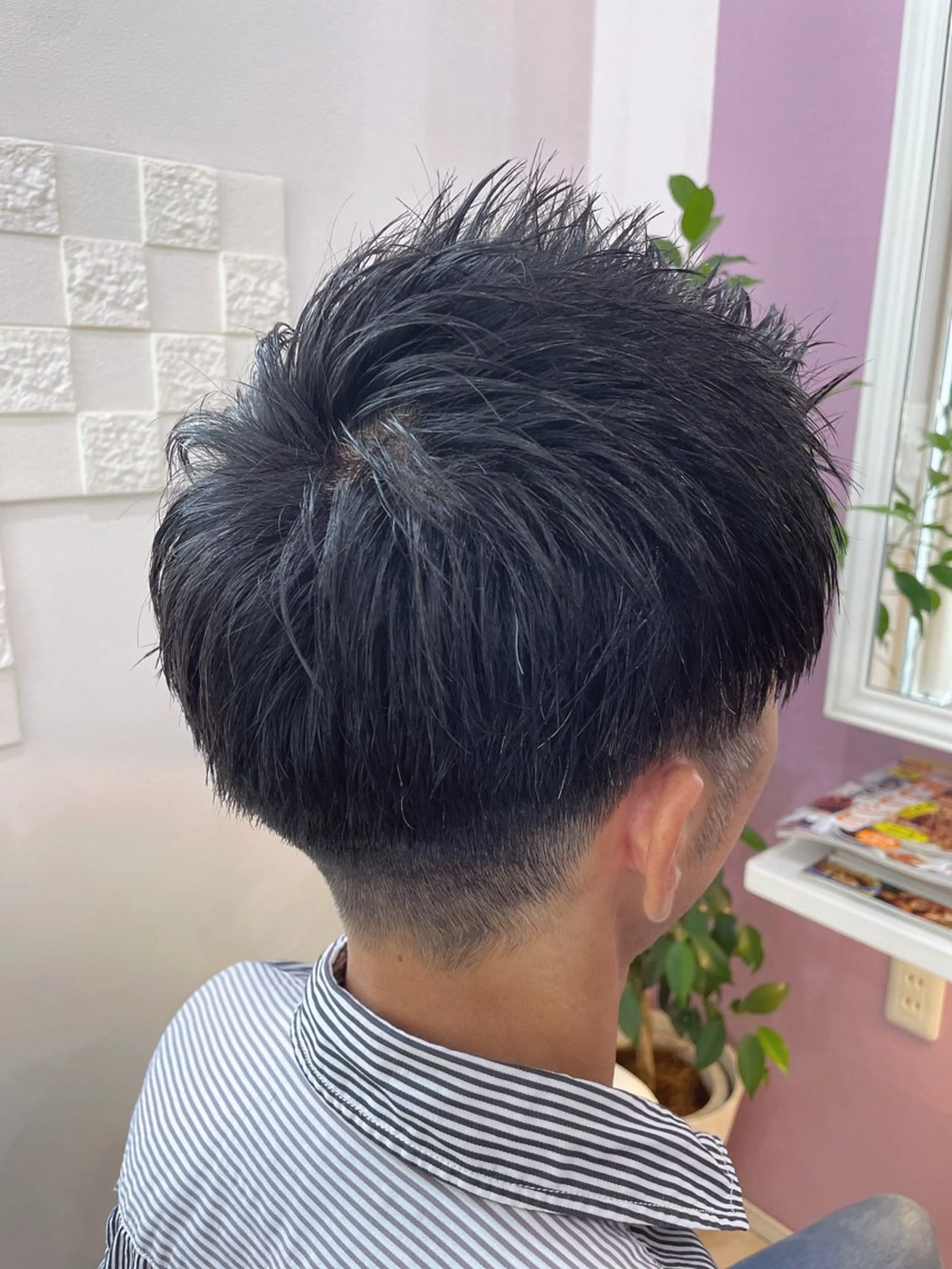 メンズ 加藤 亜実のヘアスタイル