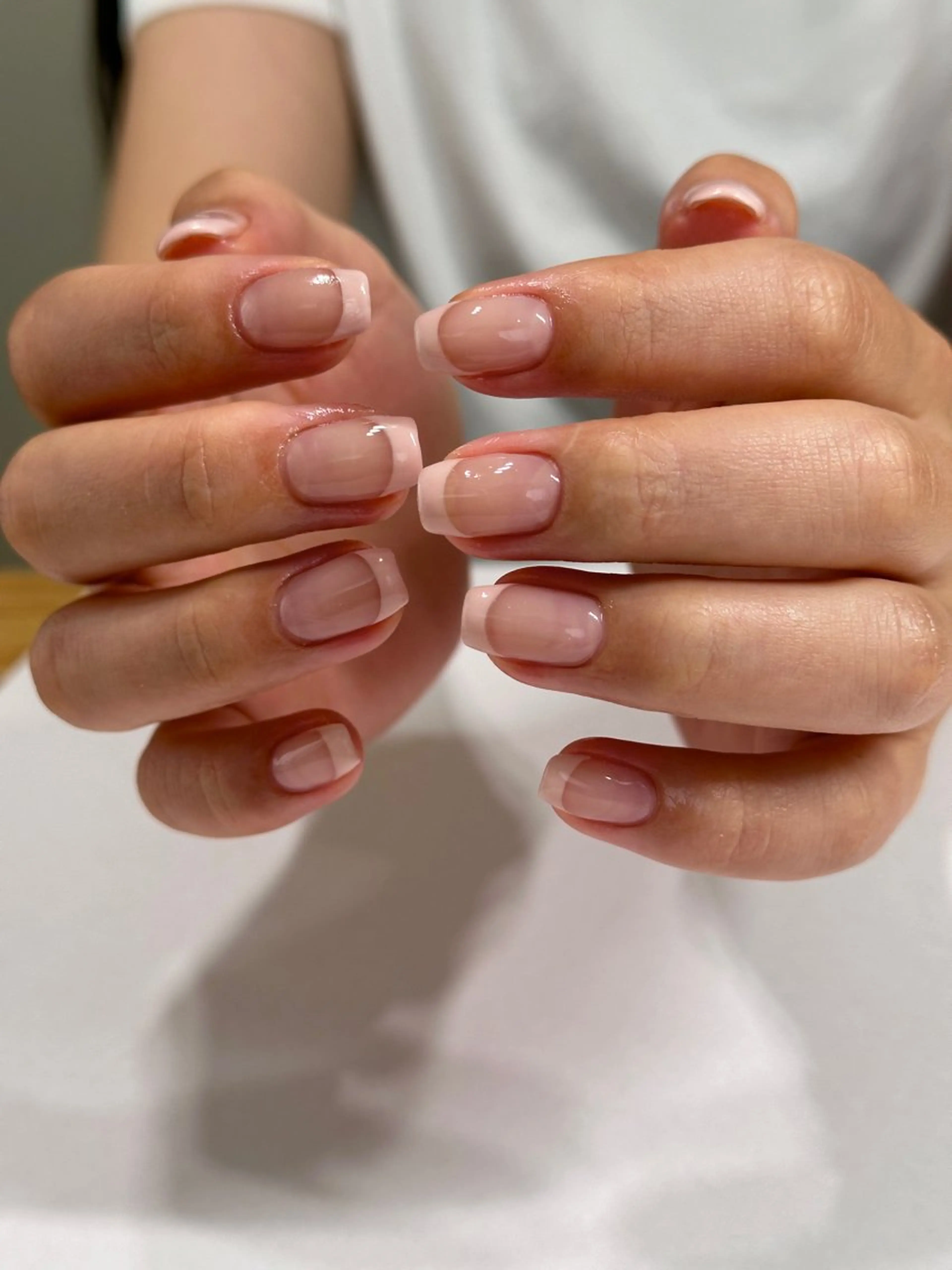 ネイル フレンチネイル ハンドネイル cyaan所属・nail salon Cyaanのネイルデザイン