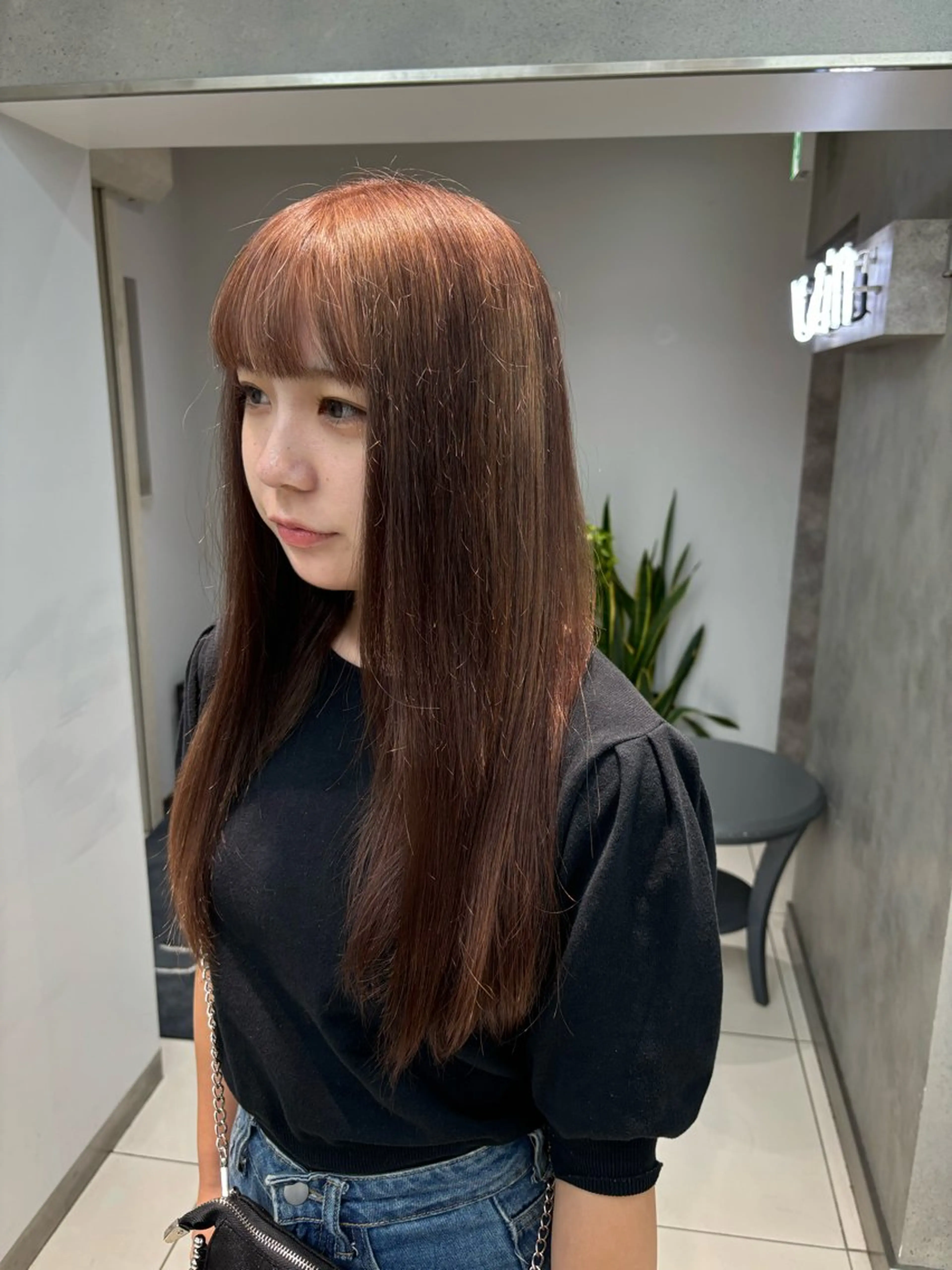 ショート カラー ヘアアレンジ ボブ/透明感ベージュ 🫧クルミ🌟のヘアスタイル