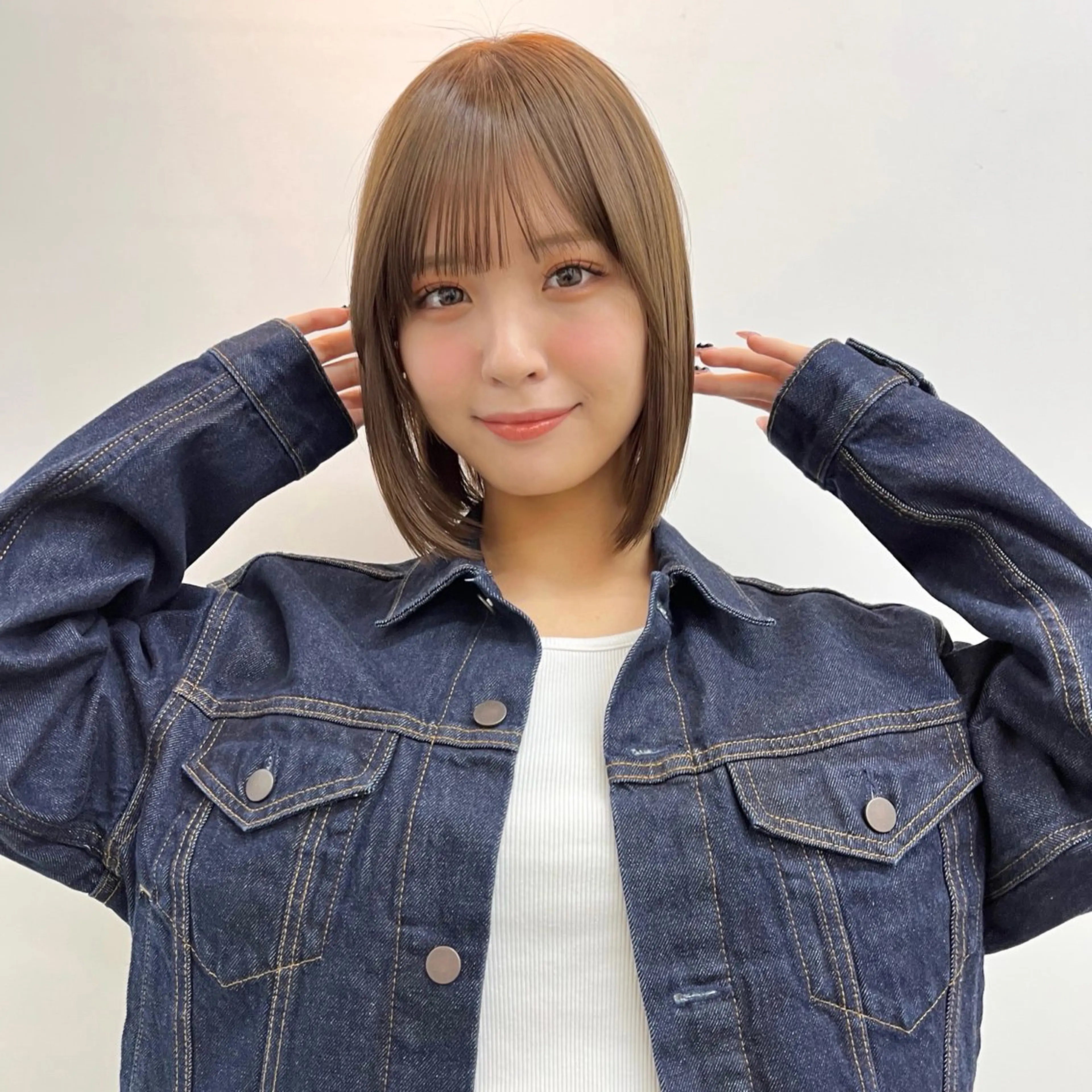 ミディアム 縮毛矯正 カットモデル募集 🍒/北爪まゆのヘアスタイル