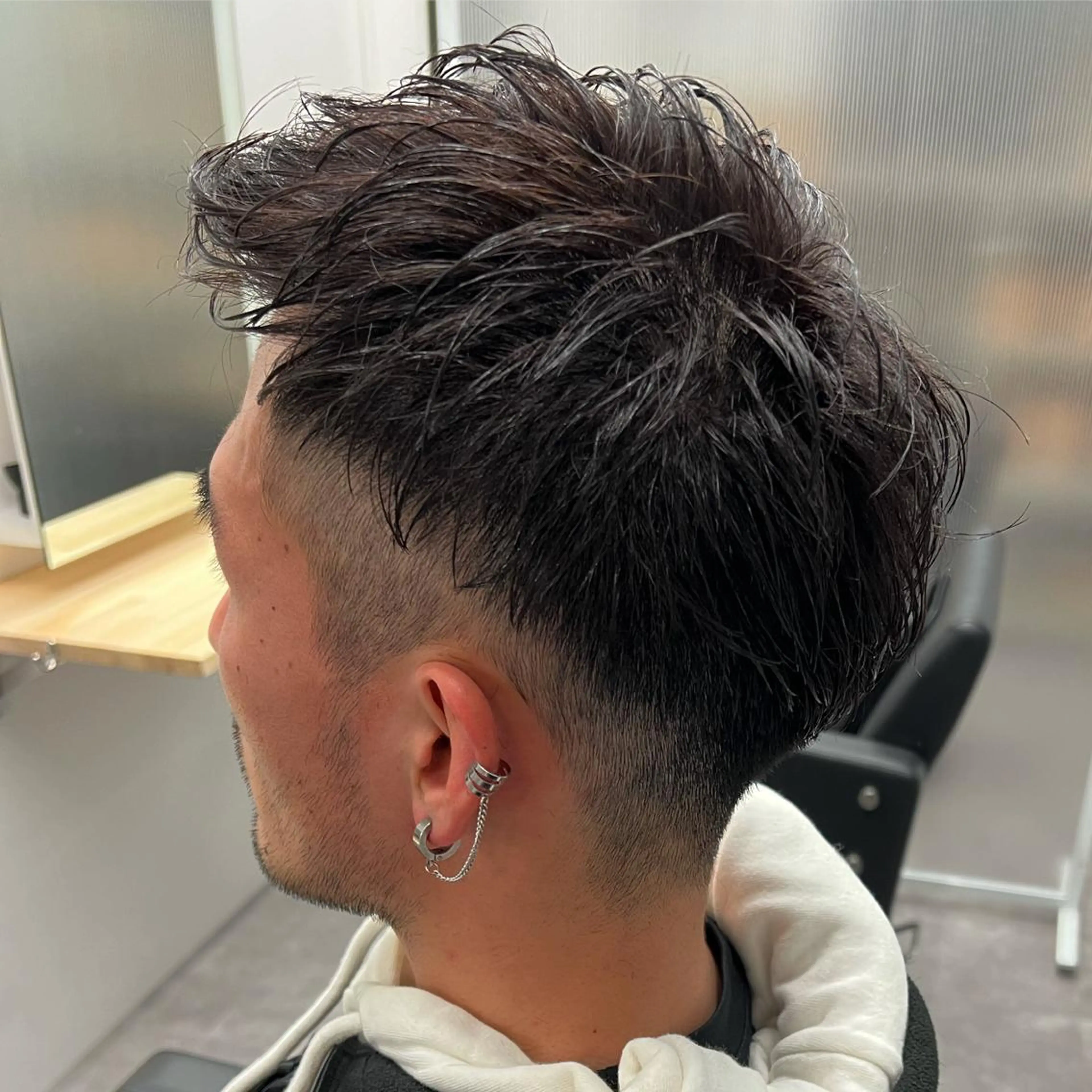 ショート メンズ 刈り上げ ショートヘア 【曲がる縮毛矯正】 モデル募集🙋カツヤのヘアスタイル