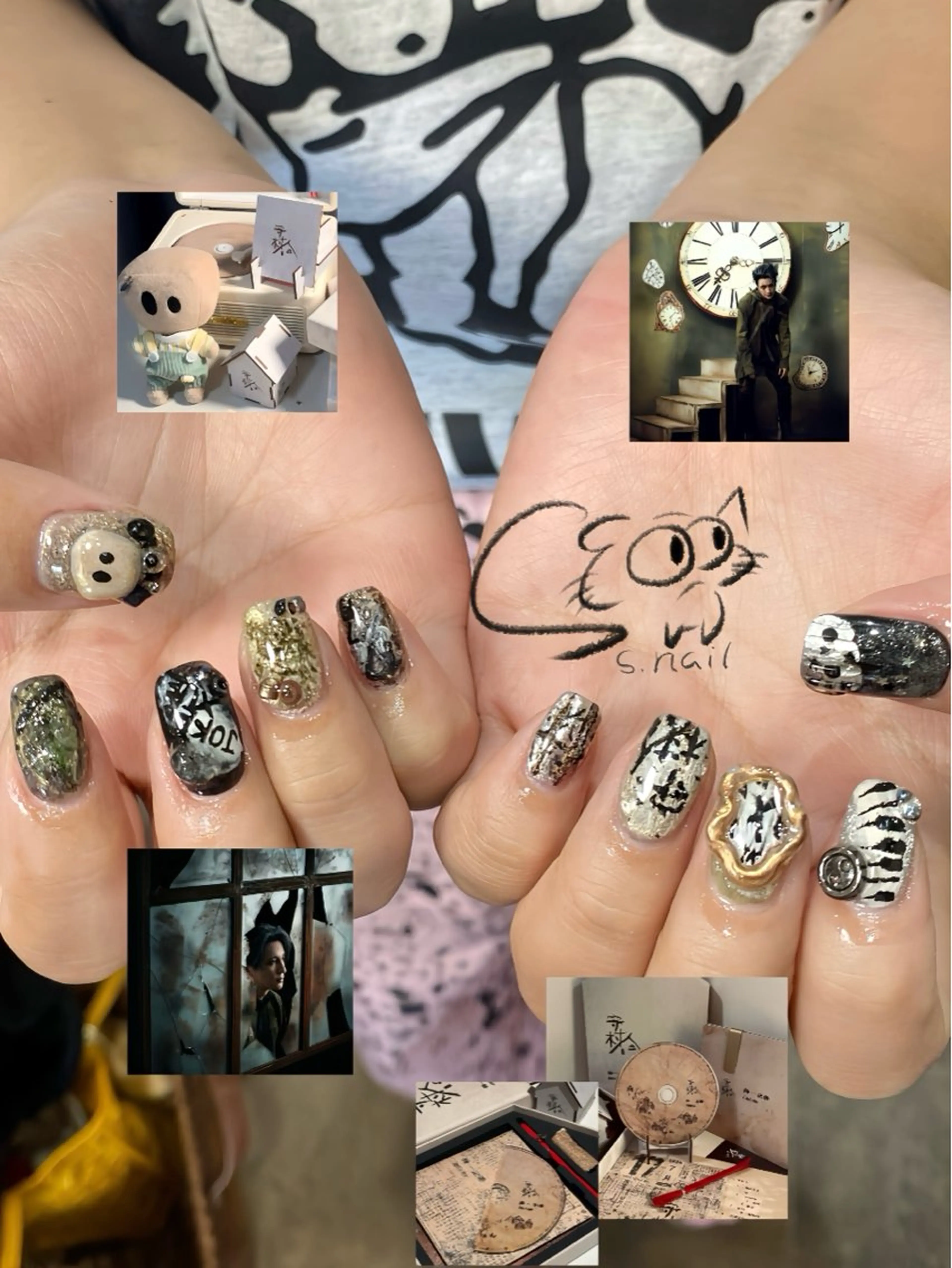 ネイル チークネイル フレンチネイル グラデーション マグネットネイル ワンカラーネイル ハンドネイル S.nail所属・S.nail _のネイルデザイン