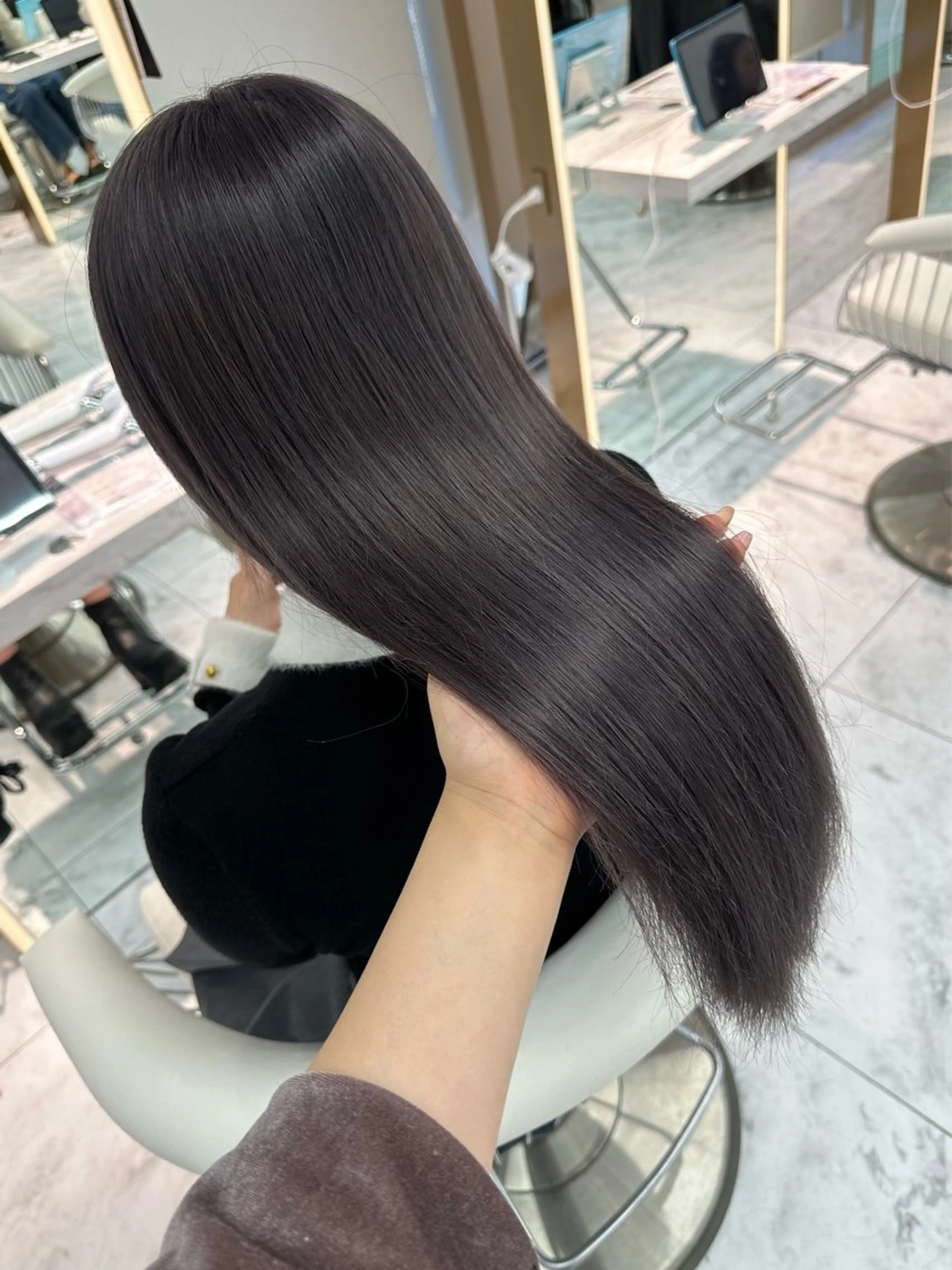 ロング カラー 髪質改善 トリートメント カット ヘアカラー 🍒楓🍒北九州1 艶カラー作る人🎨のヘアスタイル