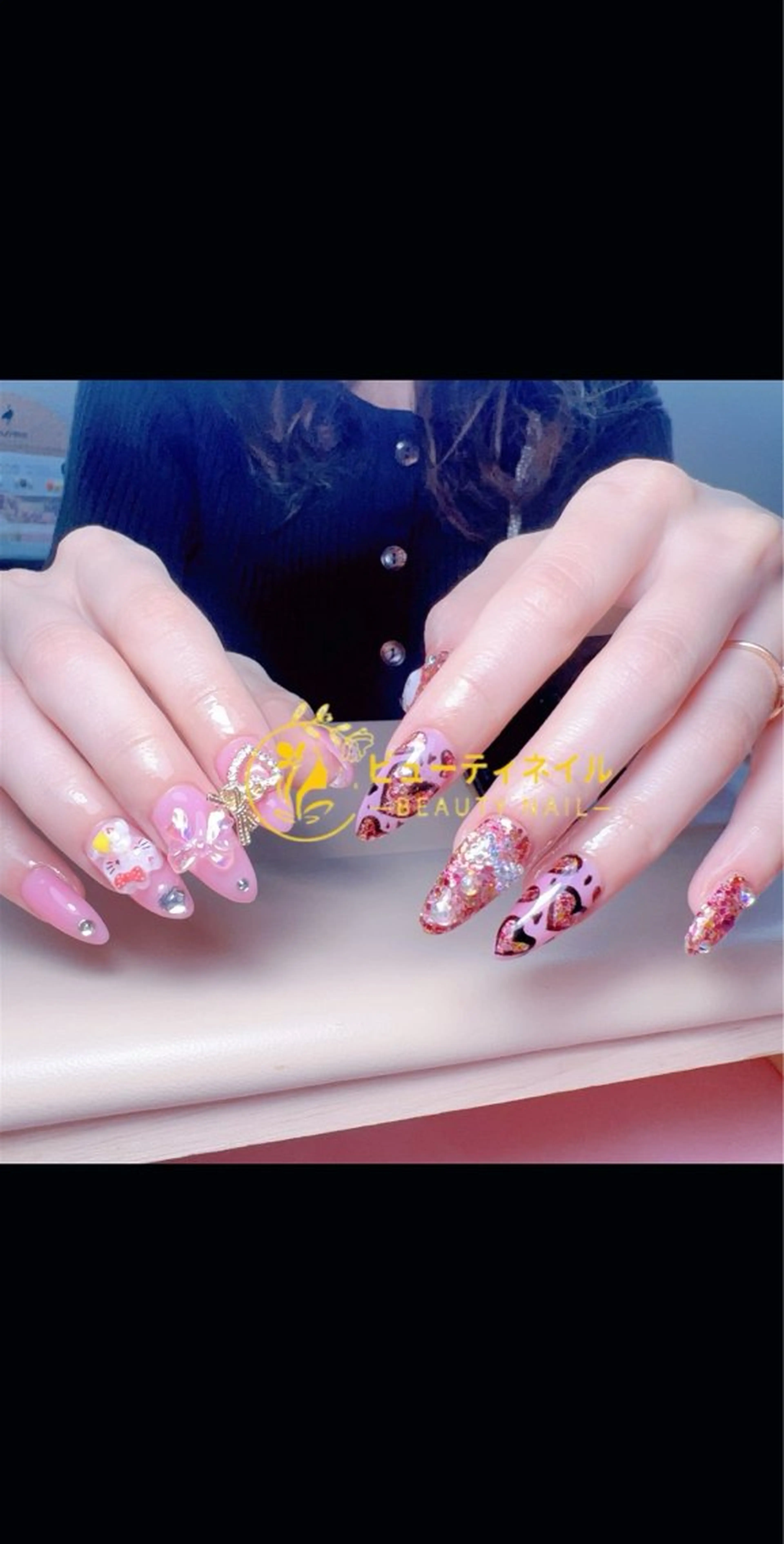 ネイル 長さ出し ジェルネイル Moonstone Salon所属・Moonstone Salonのネイルデザイン