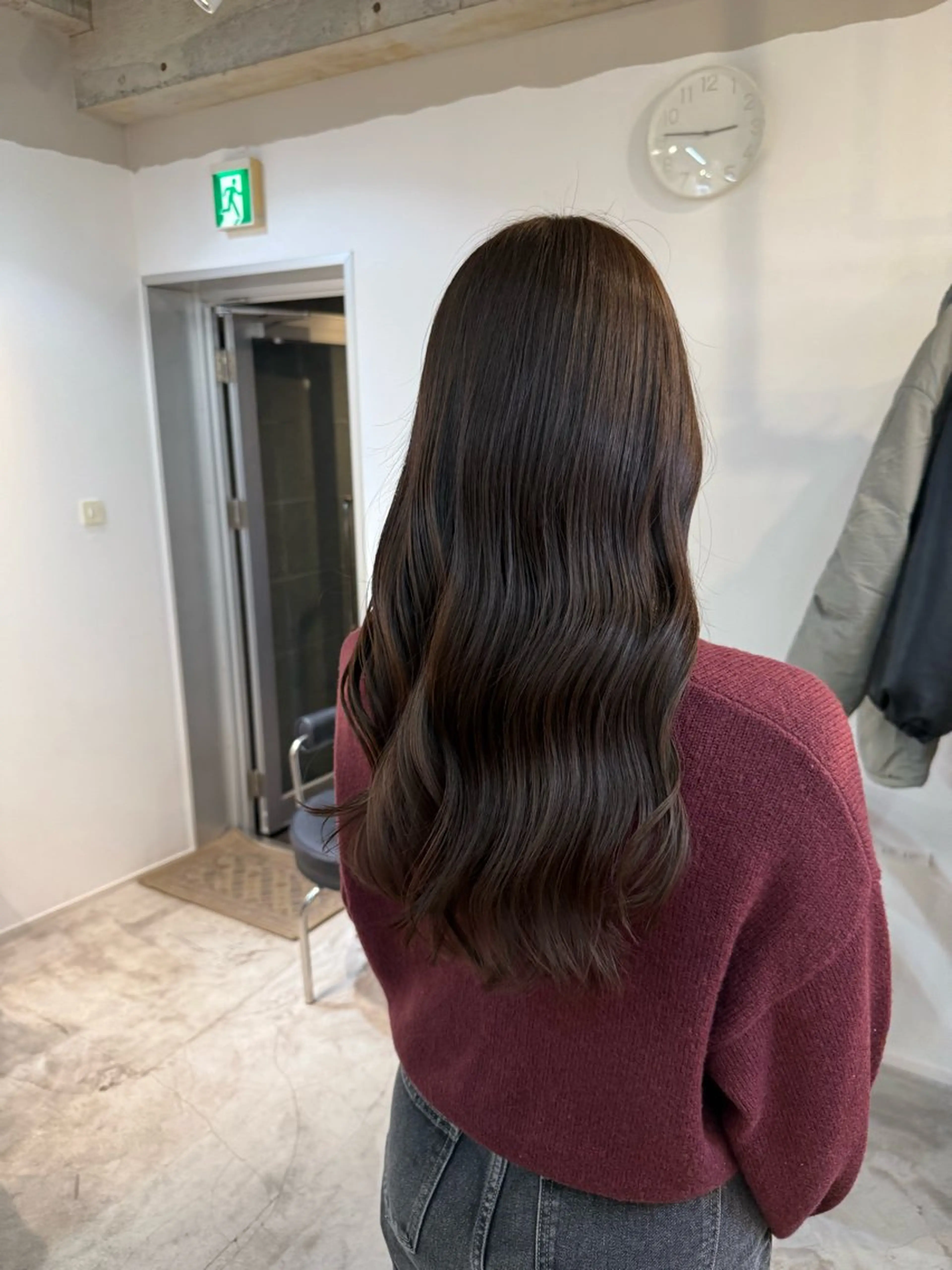 ロング カット ヘアカラー トリートメント fit /Rihoのヘアスタイル
