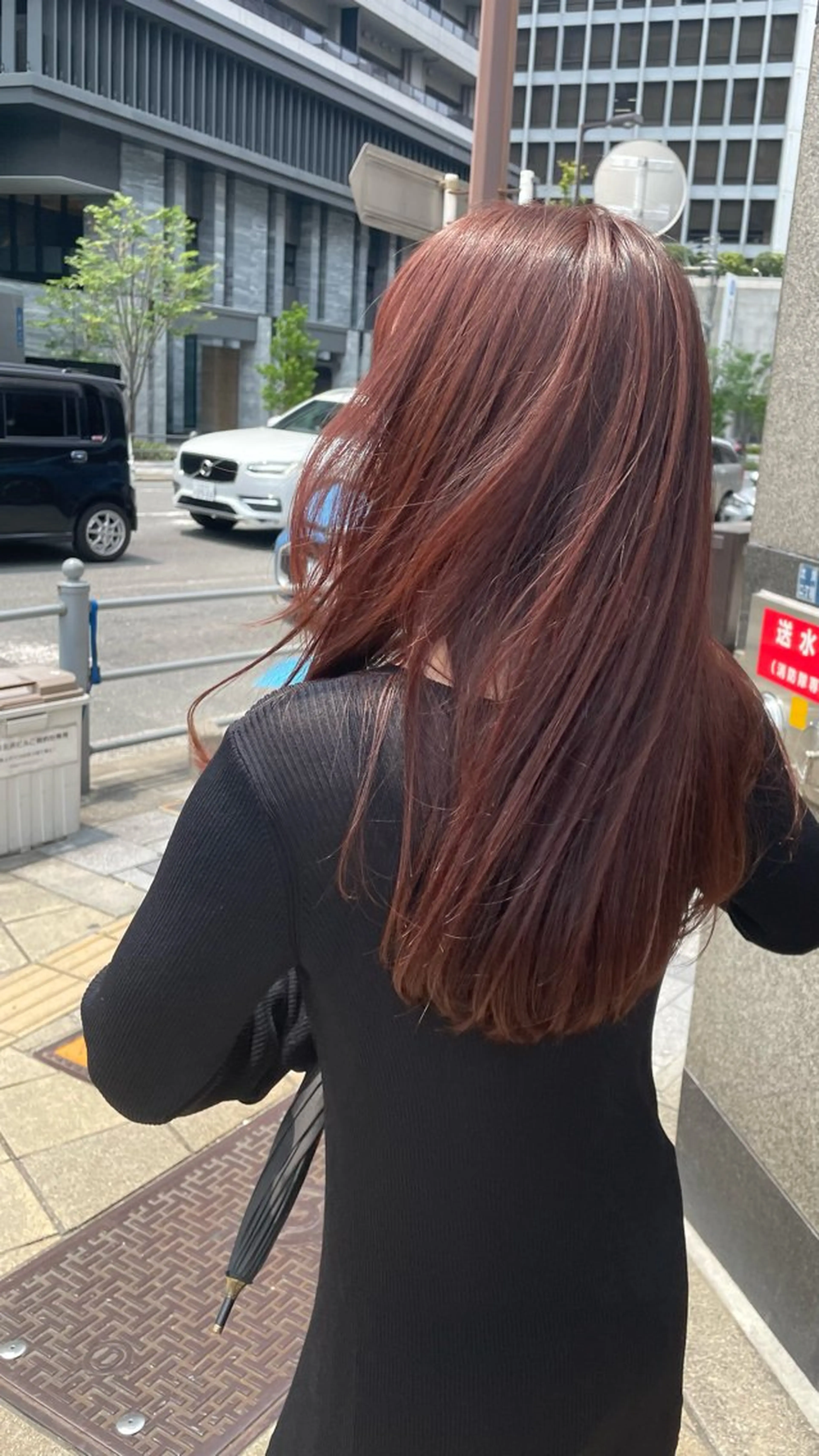 カット+透明感カラー+艶髪トリートメントの写真