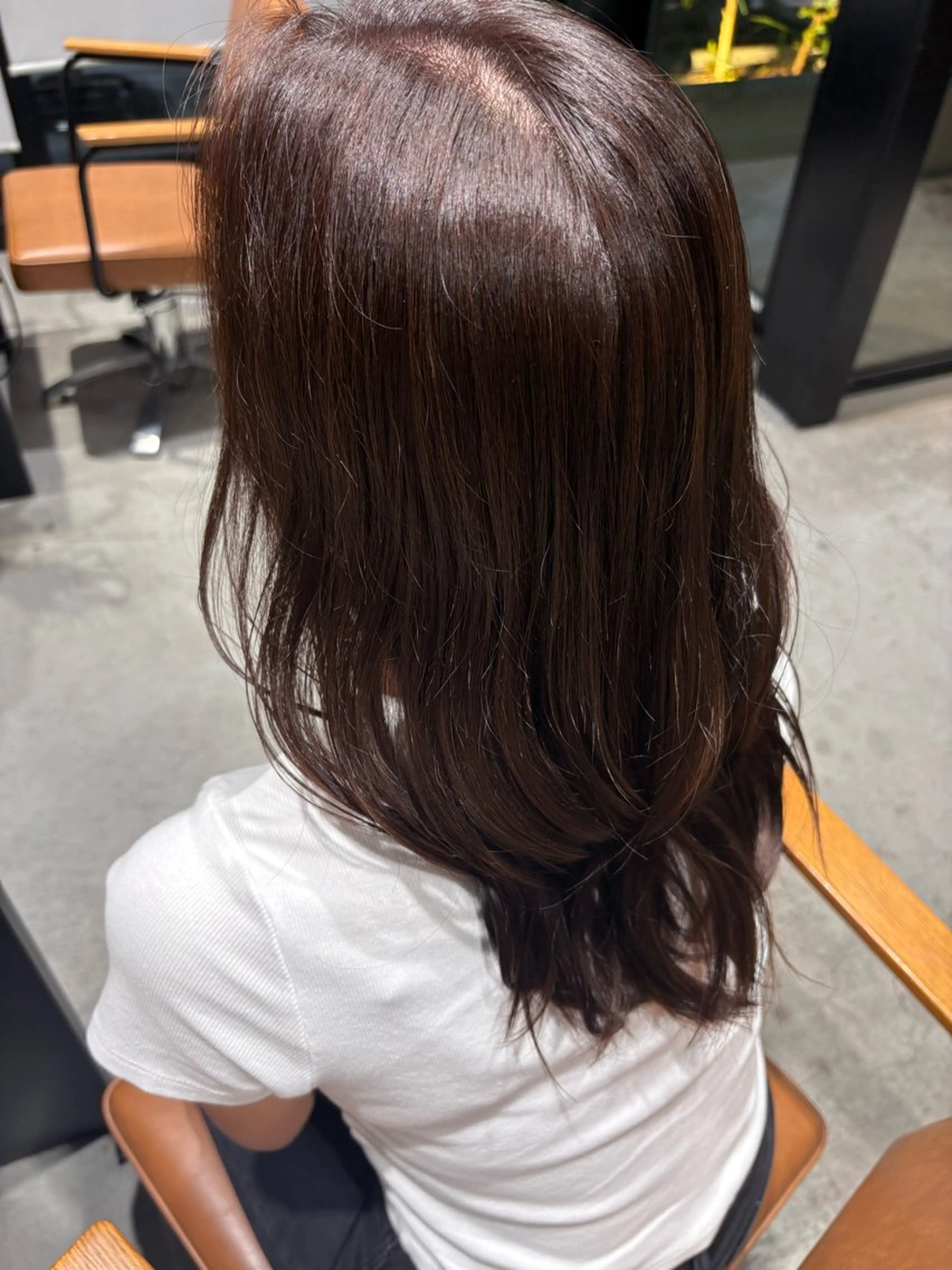 ミディアム カラー ヘアカラー 中村 聖のヘアスタイル