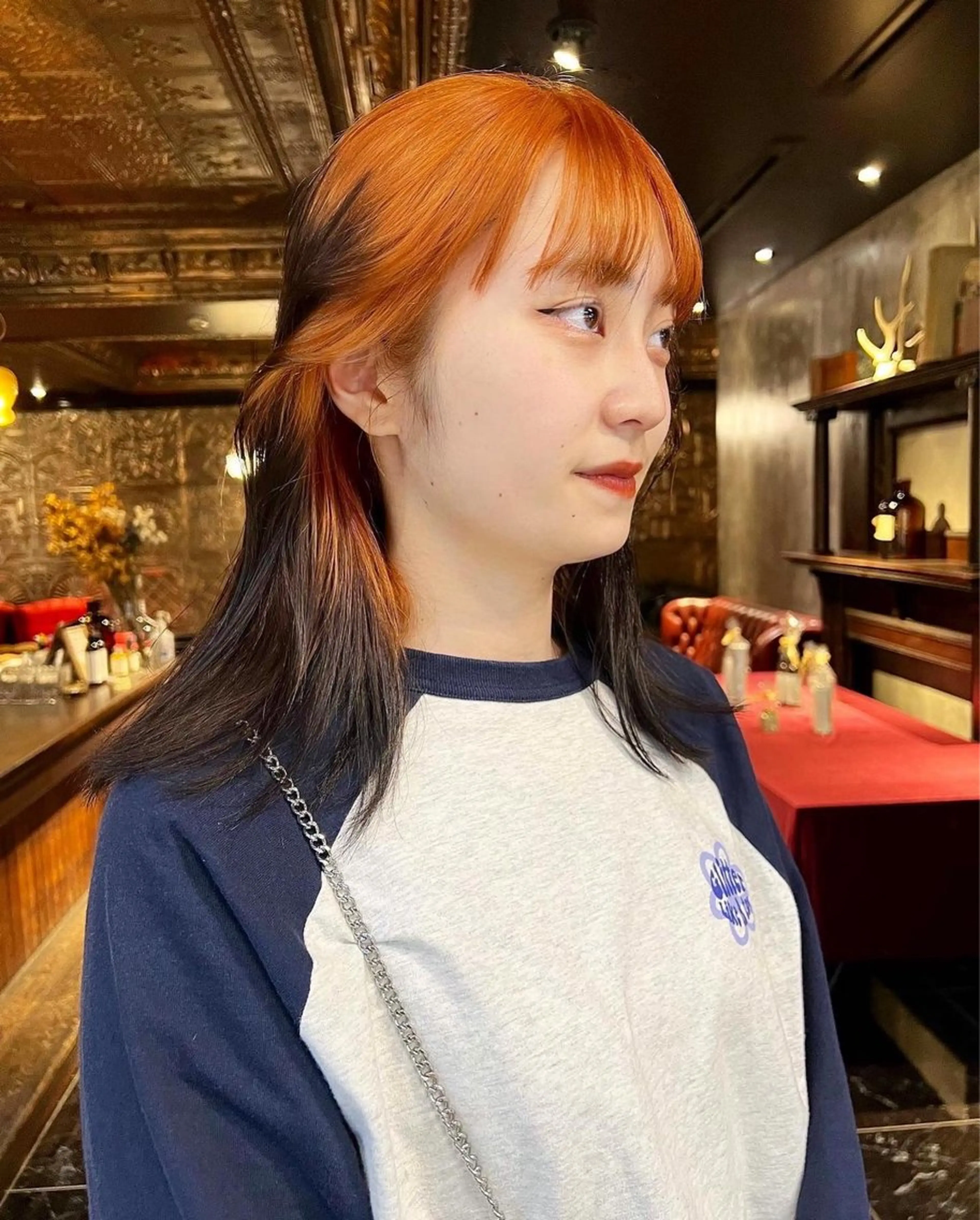 ロング カラー ブリーチ デザインカラー haco＋所属・圧倒的デザイン力 店長🎨RENAのヘアスタイル