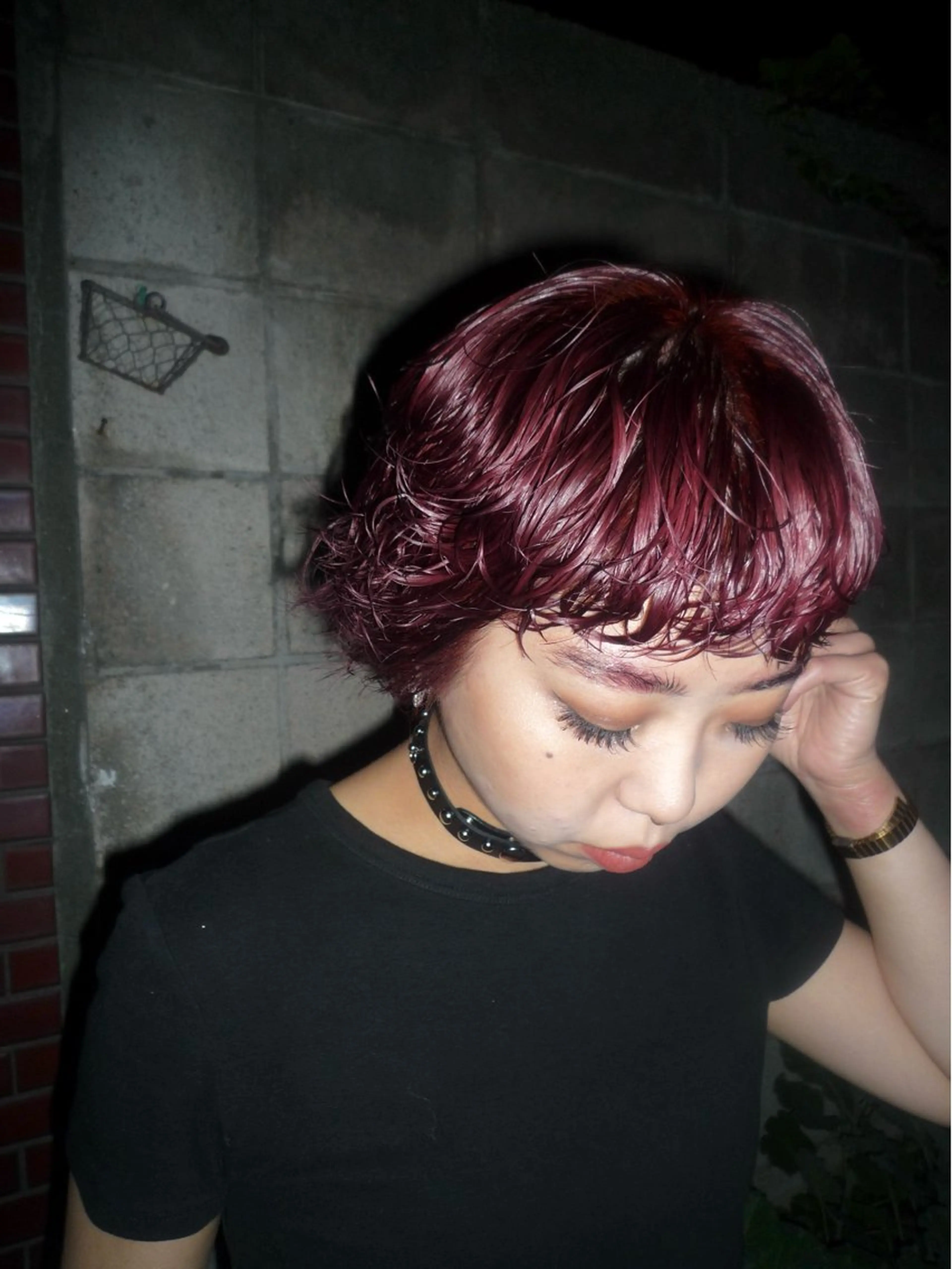 ショート パーマ ヘアカラー トリートメント 坂入 美帆のヘアスタイル