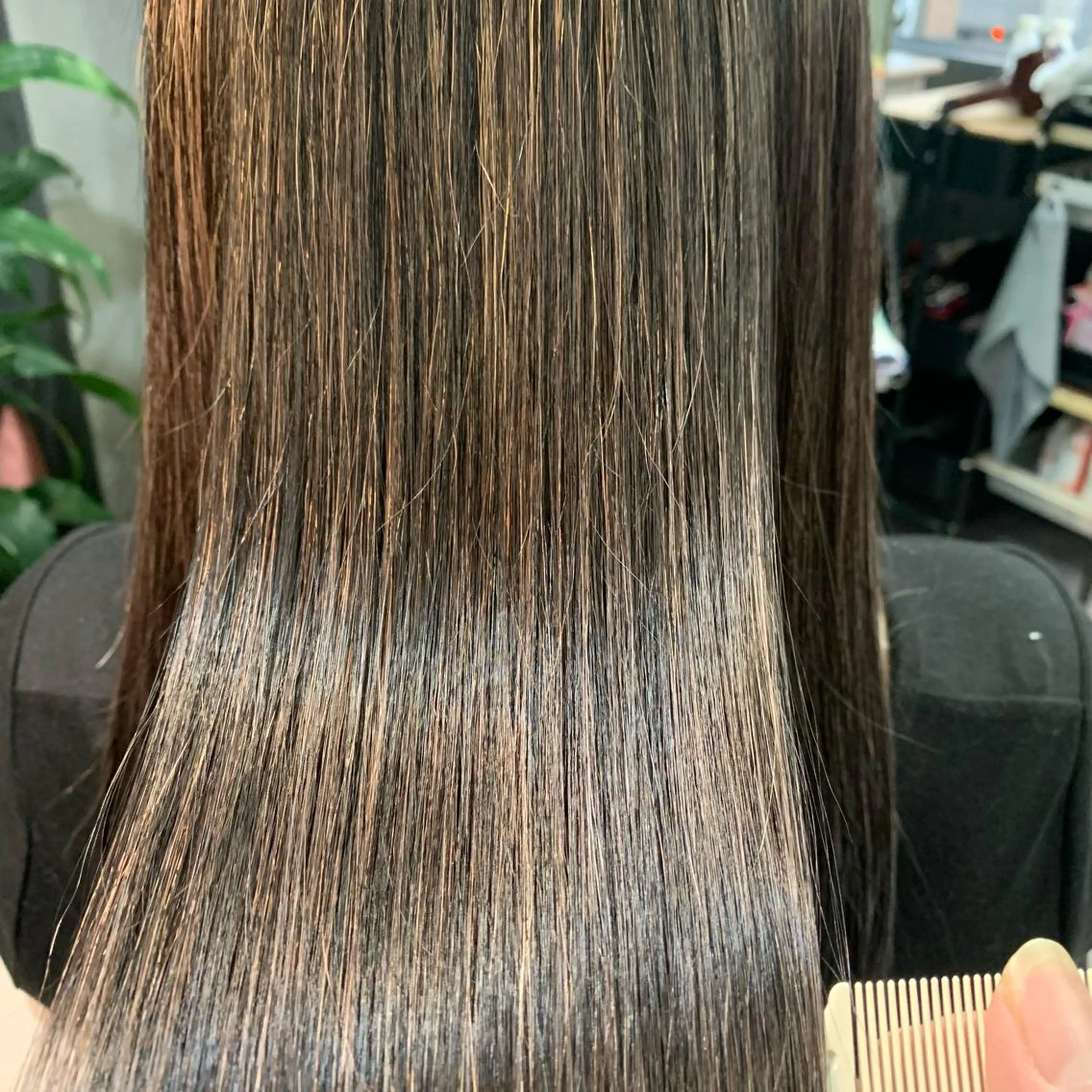 ロング 縮毛矯正 ディレクター鮫島 俊介のヘアスタイル