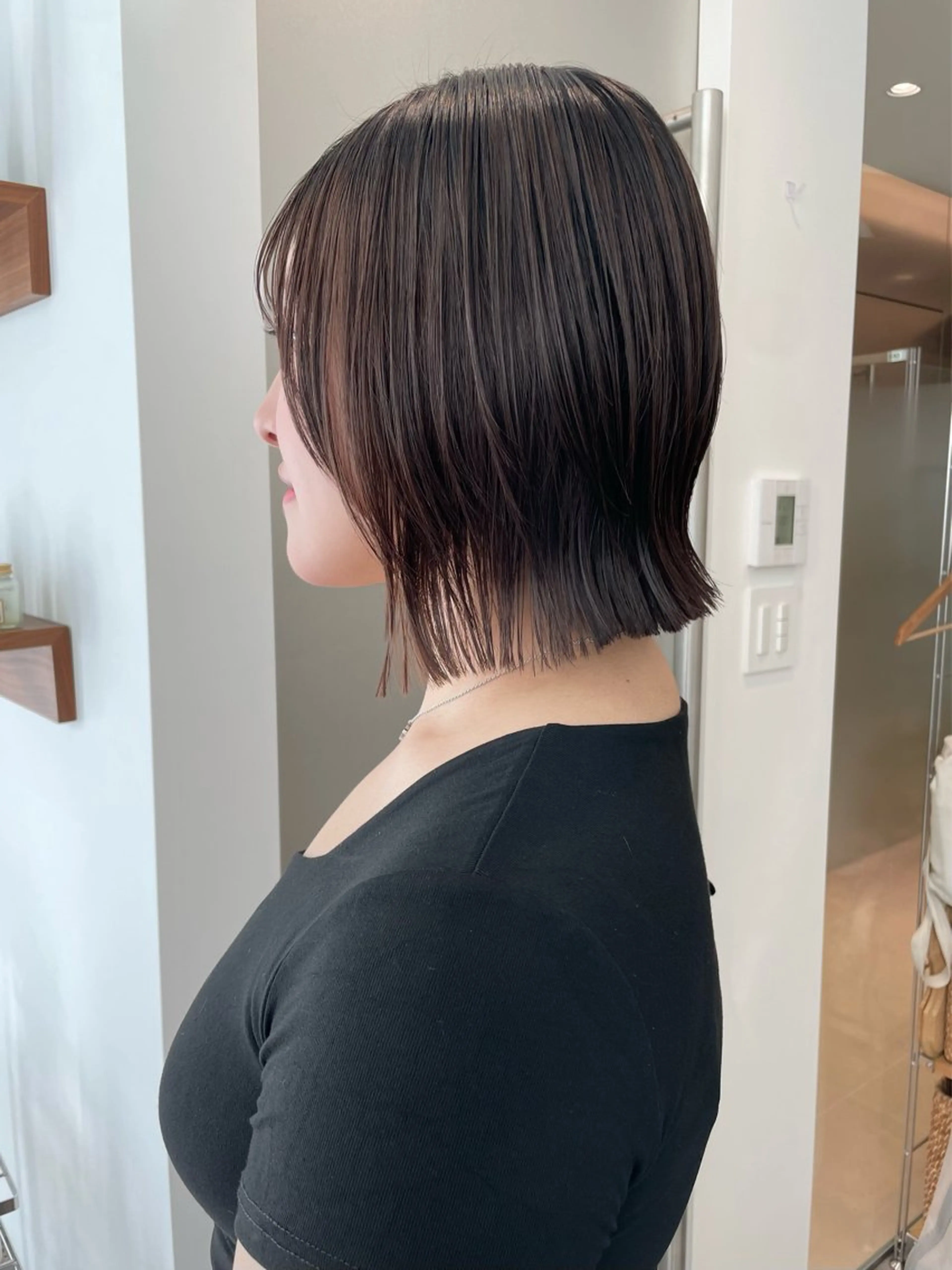 ミディアム カット SAUT銀座所属・石川玲菜/ 髪質改善ボブ/メンズのヘアスタイル