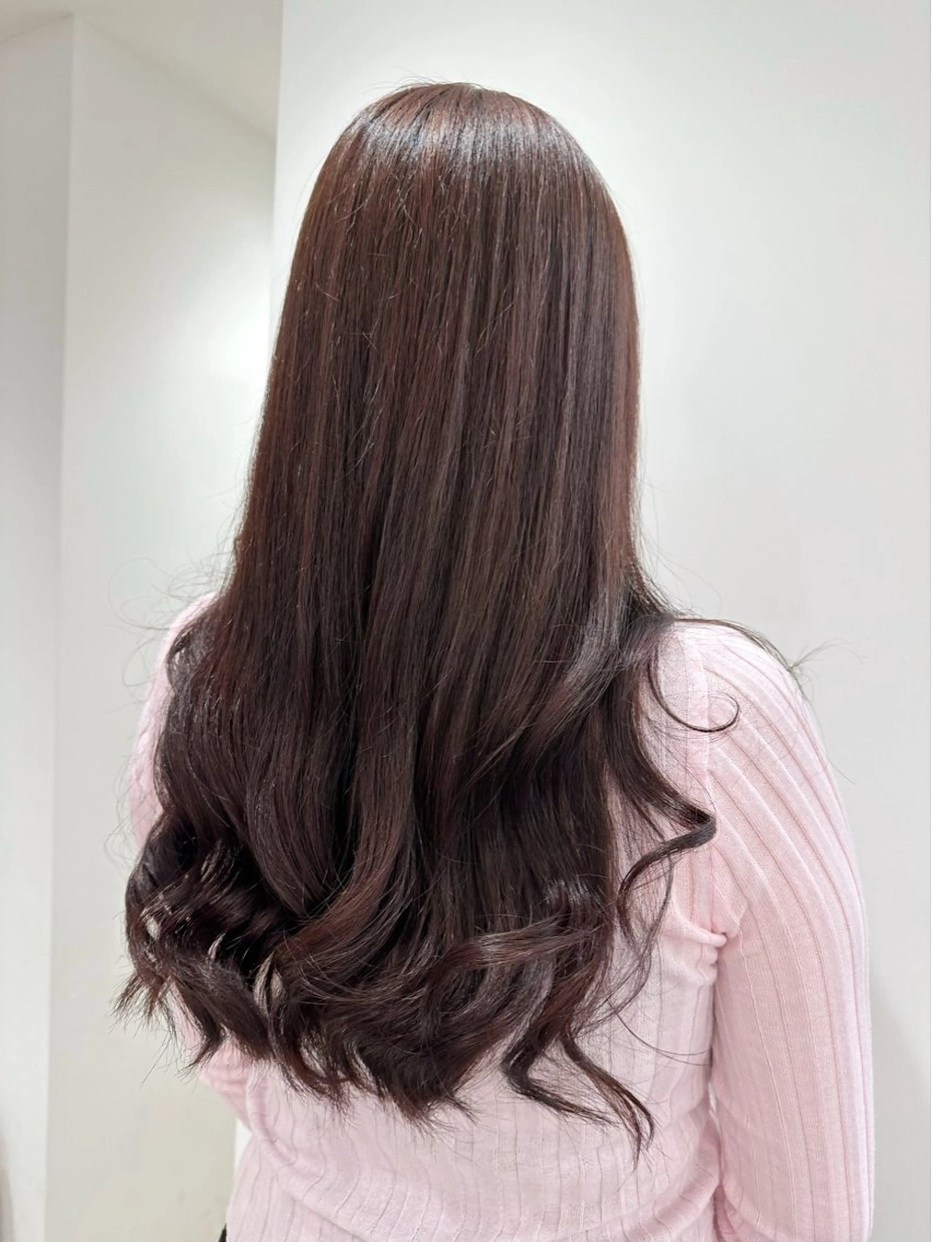 ロング カラー ブラウンカラー ピンクカラー ピンクブラウン 💖🌷越後 遥🌷💖のヘアスタイル