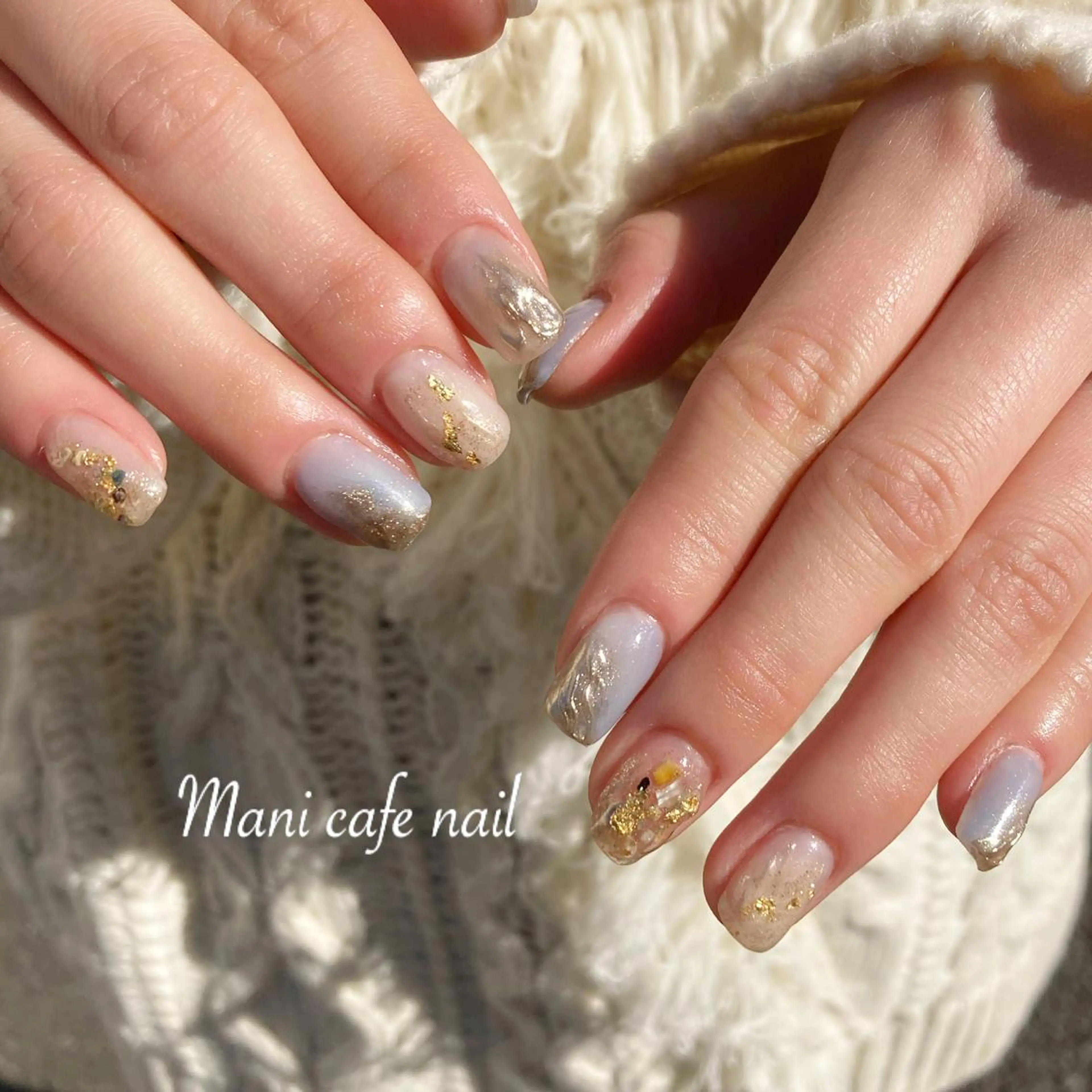 ネイル ハンドネイル Mani cafe nailのネイルデザイン
