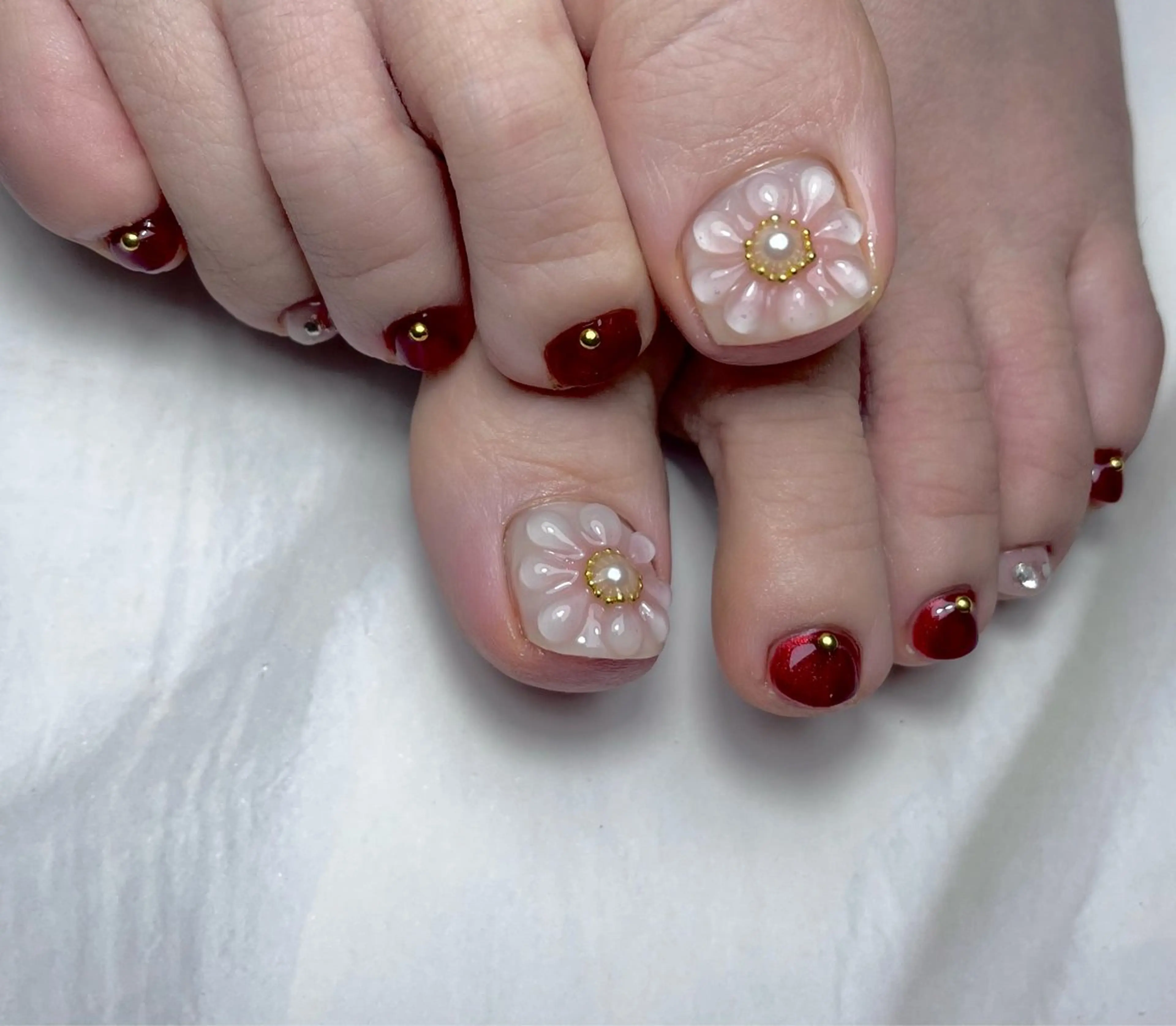 ネイル フットネイル HTH ✿rikakoのネイルデザイン
