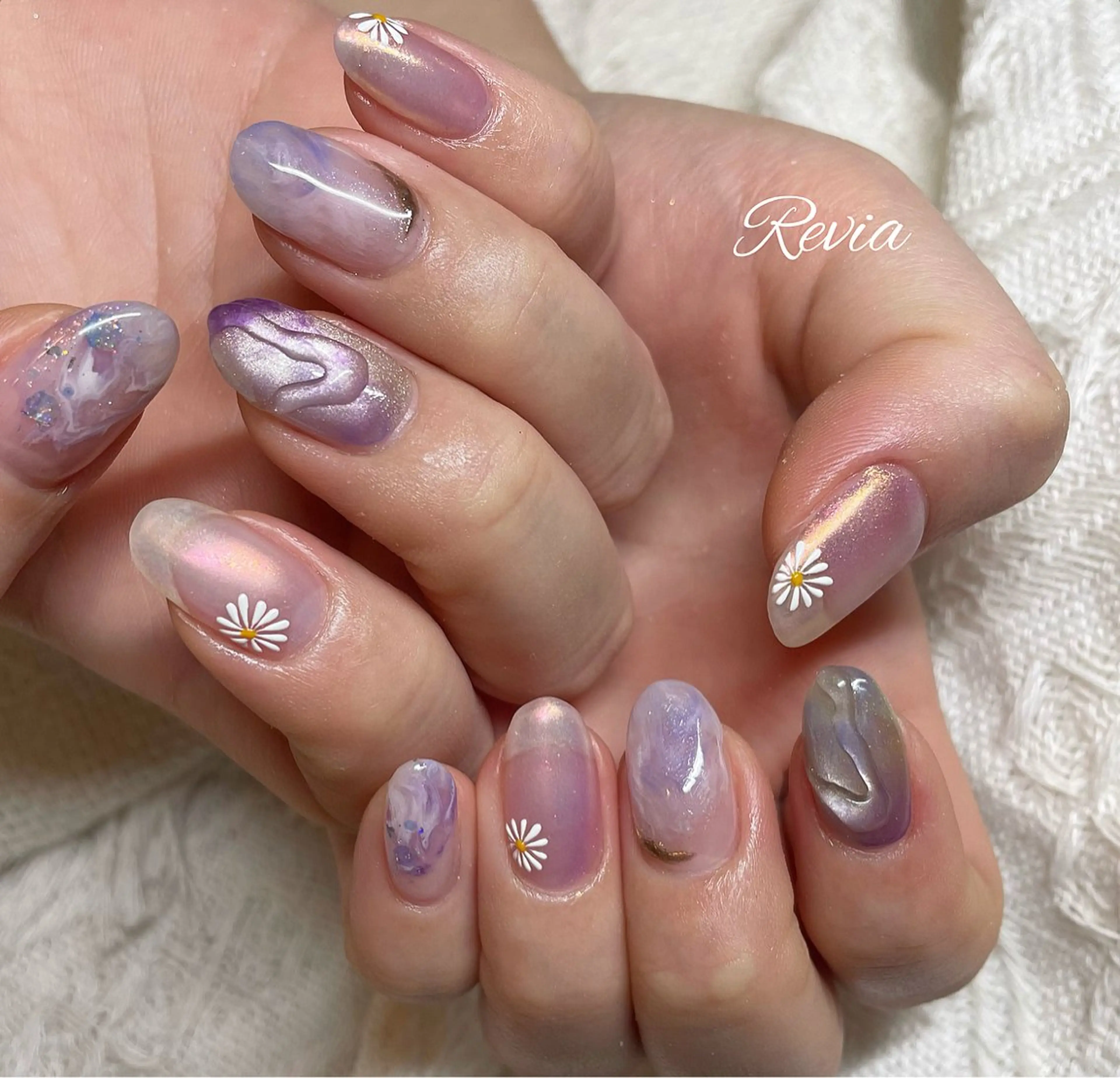 ネイル ハンドネイル revia所属・ERI Nailistのネイルデザイン