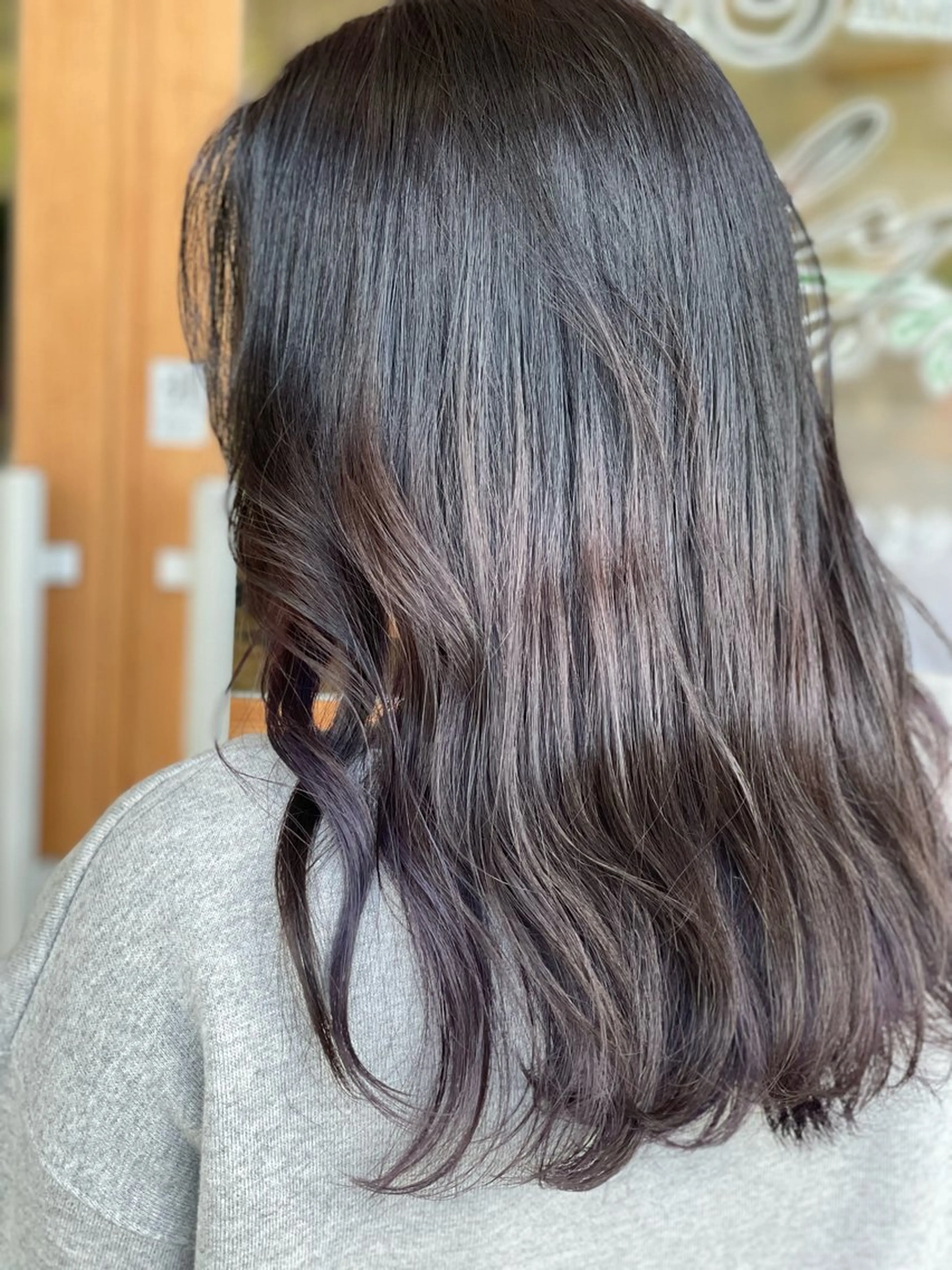 ロング カラー インナーカラー バイオレットカラー Snaly カラー特化ページのヘアスタイル