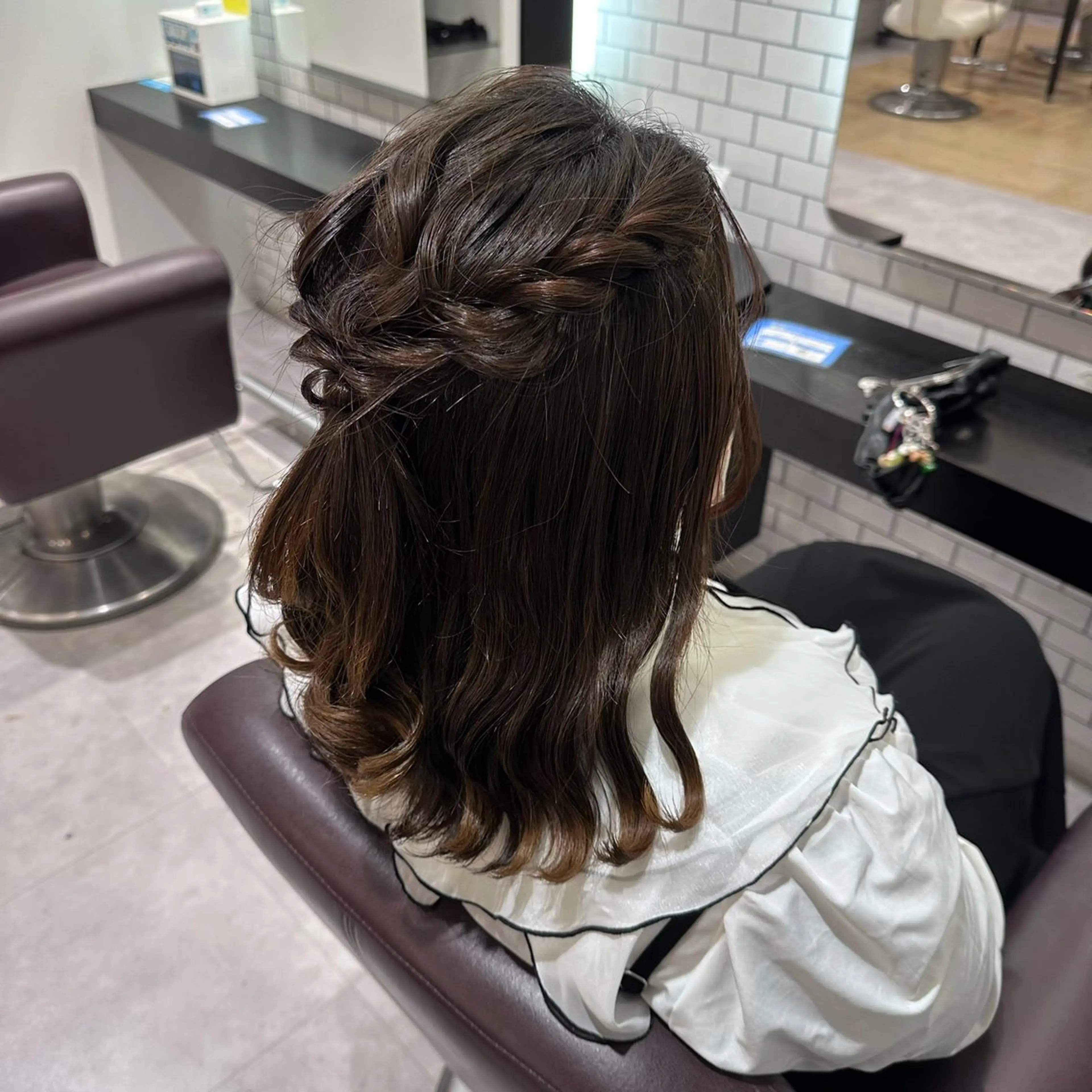 ミディアム ヘアセット 🎀ヘアアレンジ 🎀ななみのヘアスタイル