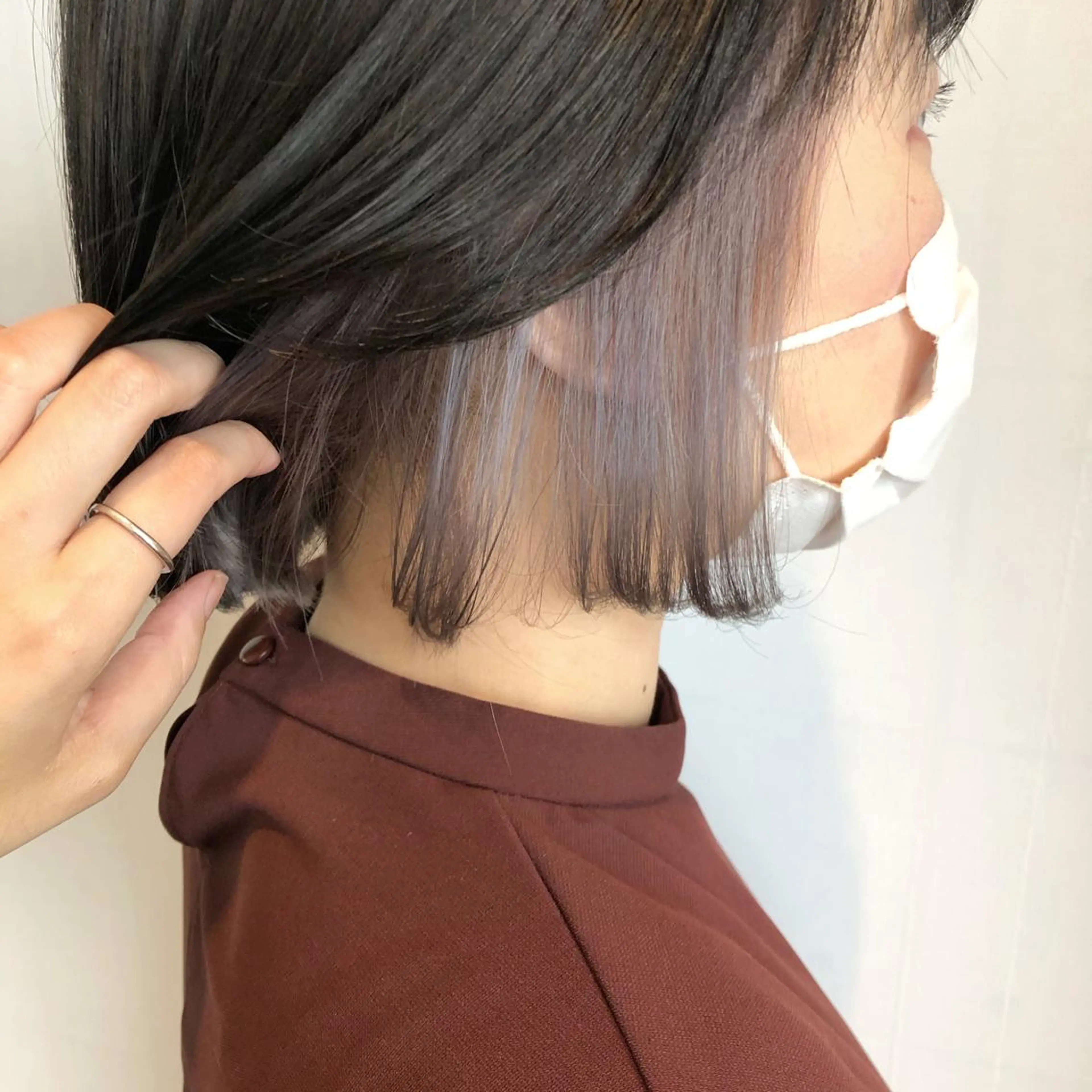 ミディアム カラー インナーカラー カット ヘアカラー メンズスタイル /メンズパーマ/須藤のヘアスタイル