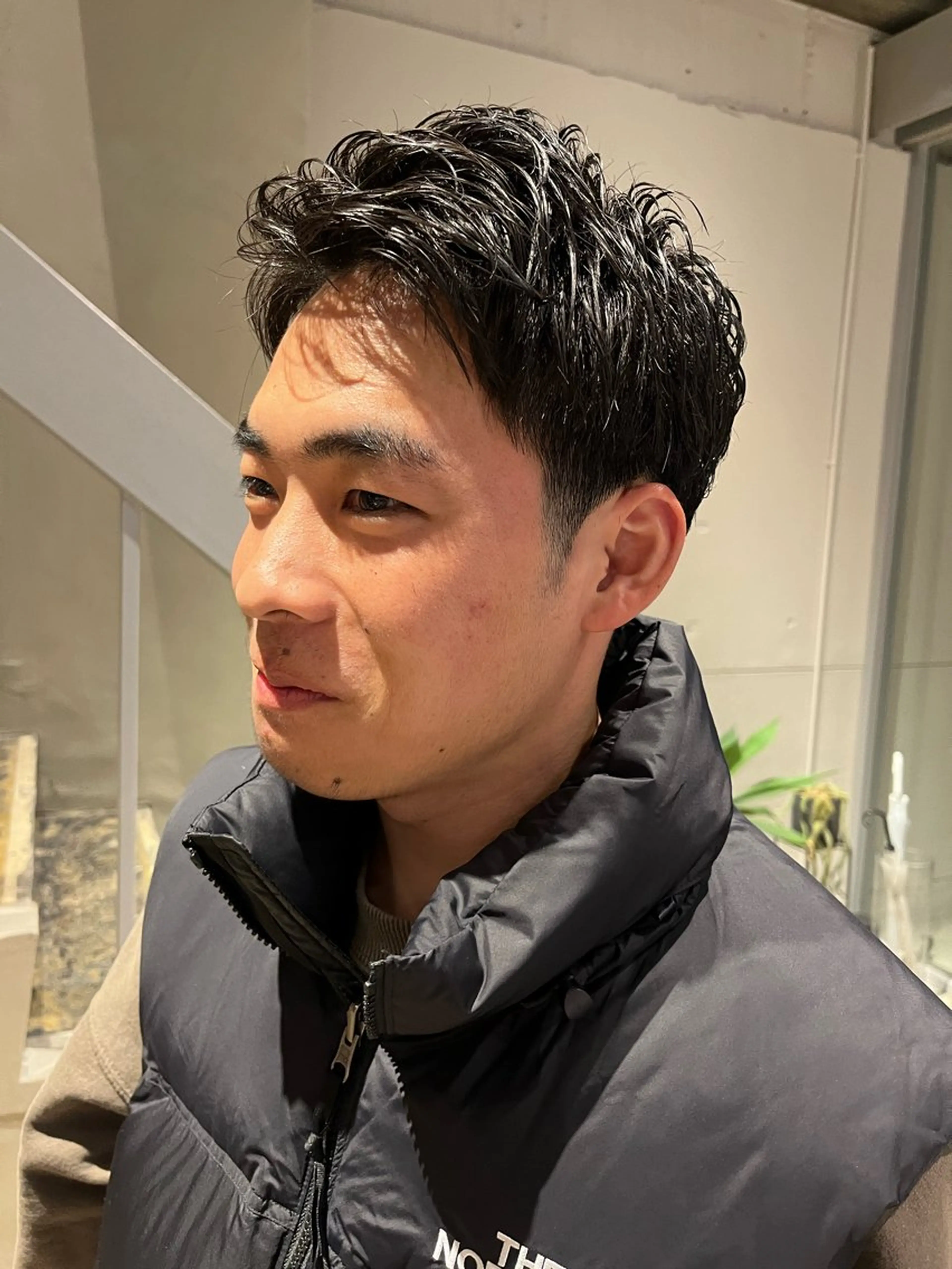 ショート パーマ メンズ 藤井 美歩/赤髪のヘアスタイル