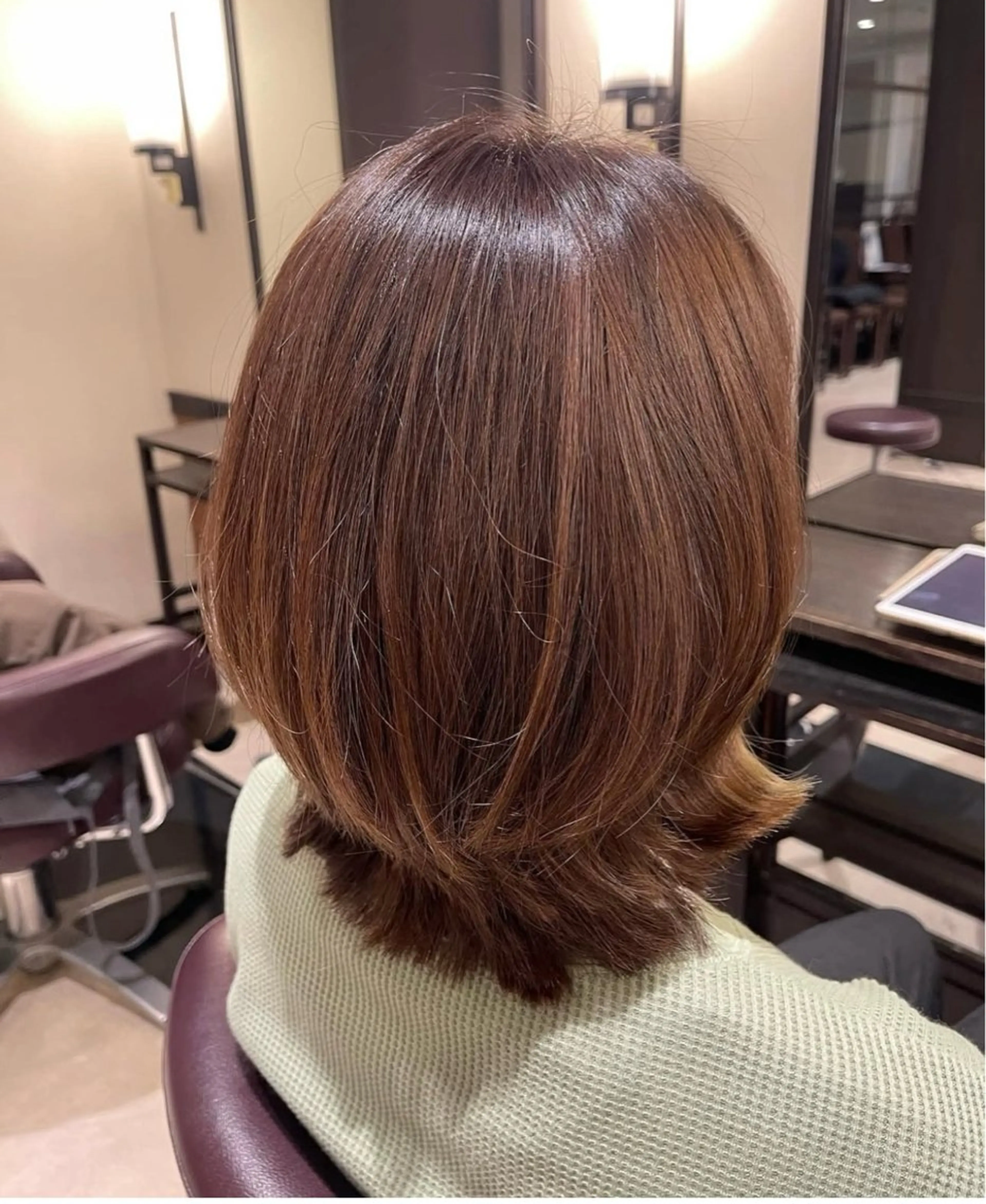 ミディアム カラー 資生堂ビューティーサロン伊勢丹立川店所属・🫧🧴 木幡🧴🫧のヘアスタイル