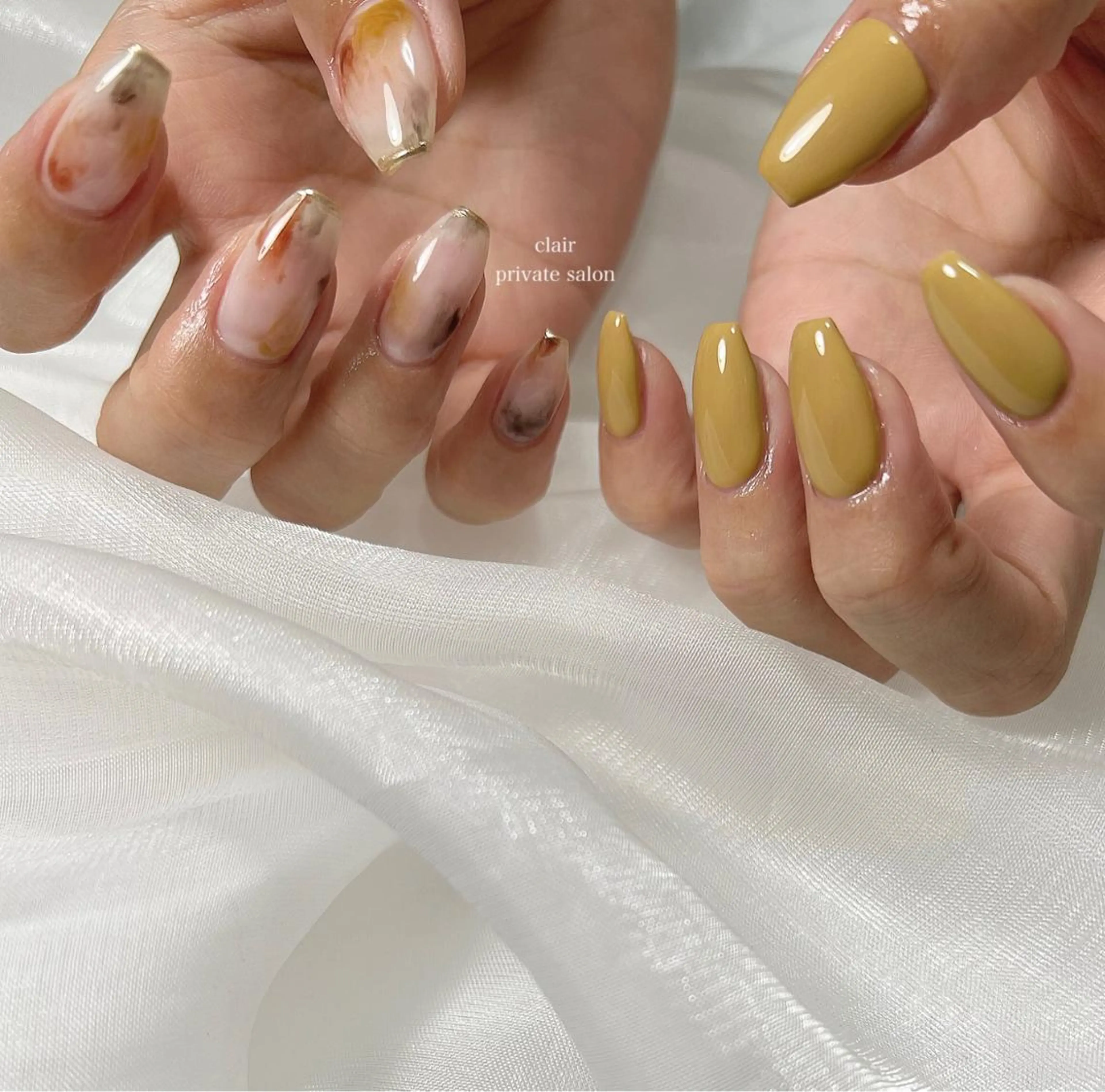 ネイル ハンドネイル ハンドケア nail salon una.のネイルデザイン