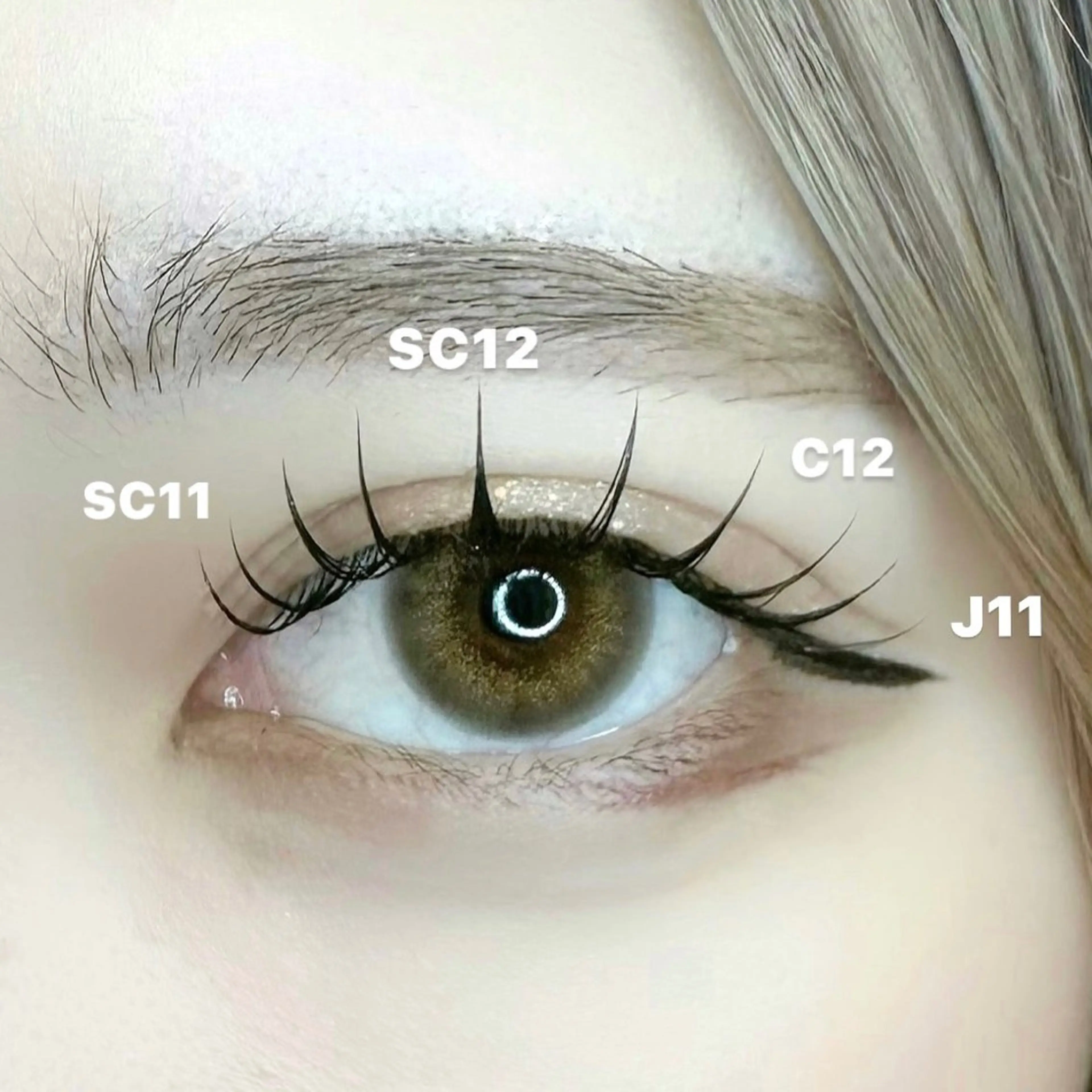 マツエク・マツパ フラットラッシュ マツエク OPS hair ミクのマツエク・マツパデザイン