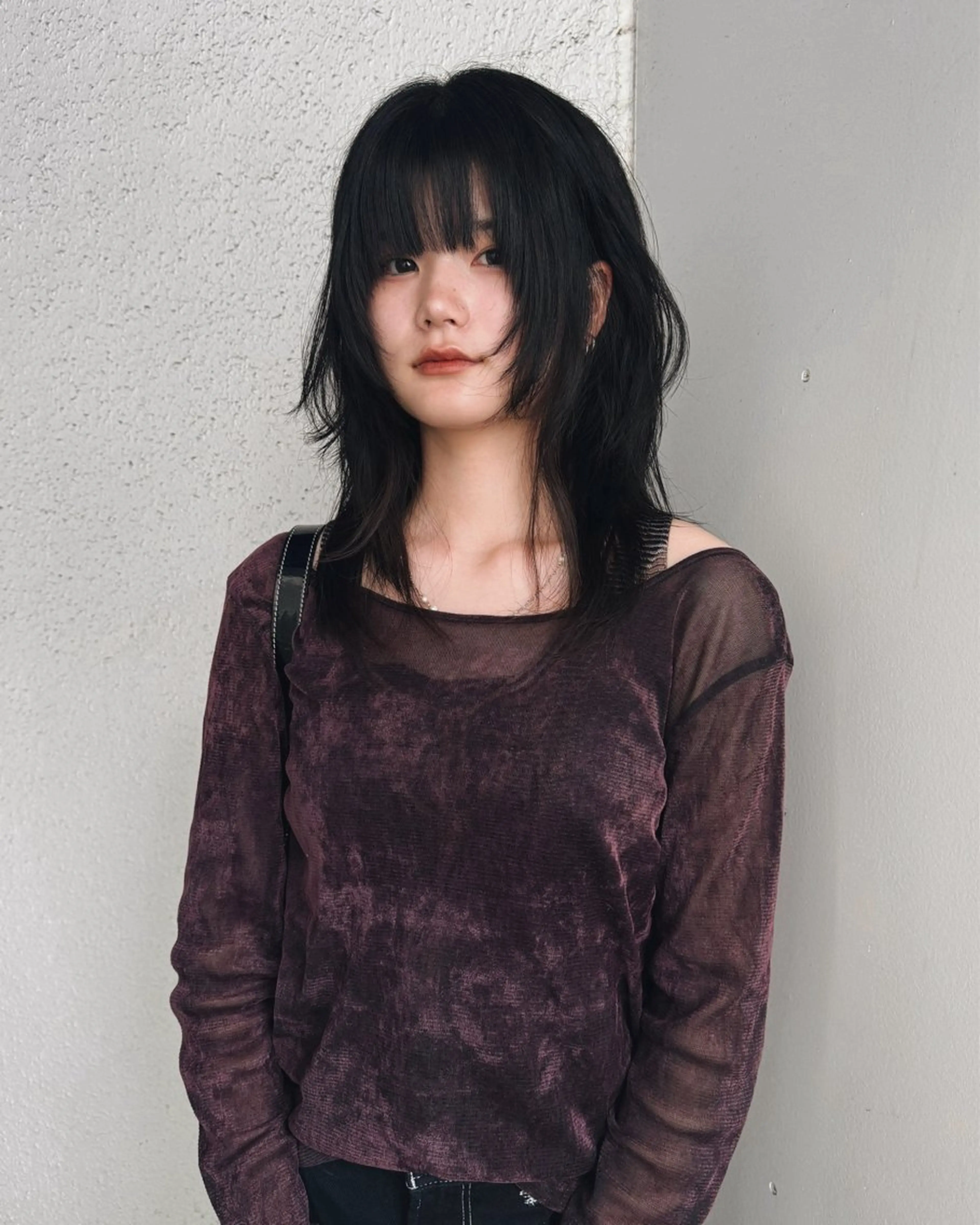 セミロング カット THE AGATA TOKYO所属・外国人風パーマ/デザ インカット🦕✨アミのヘアスタイル