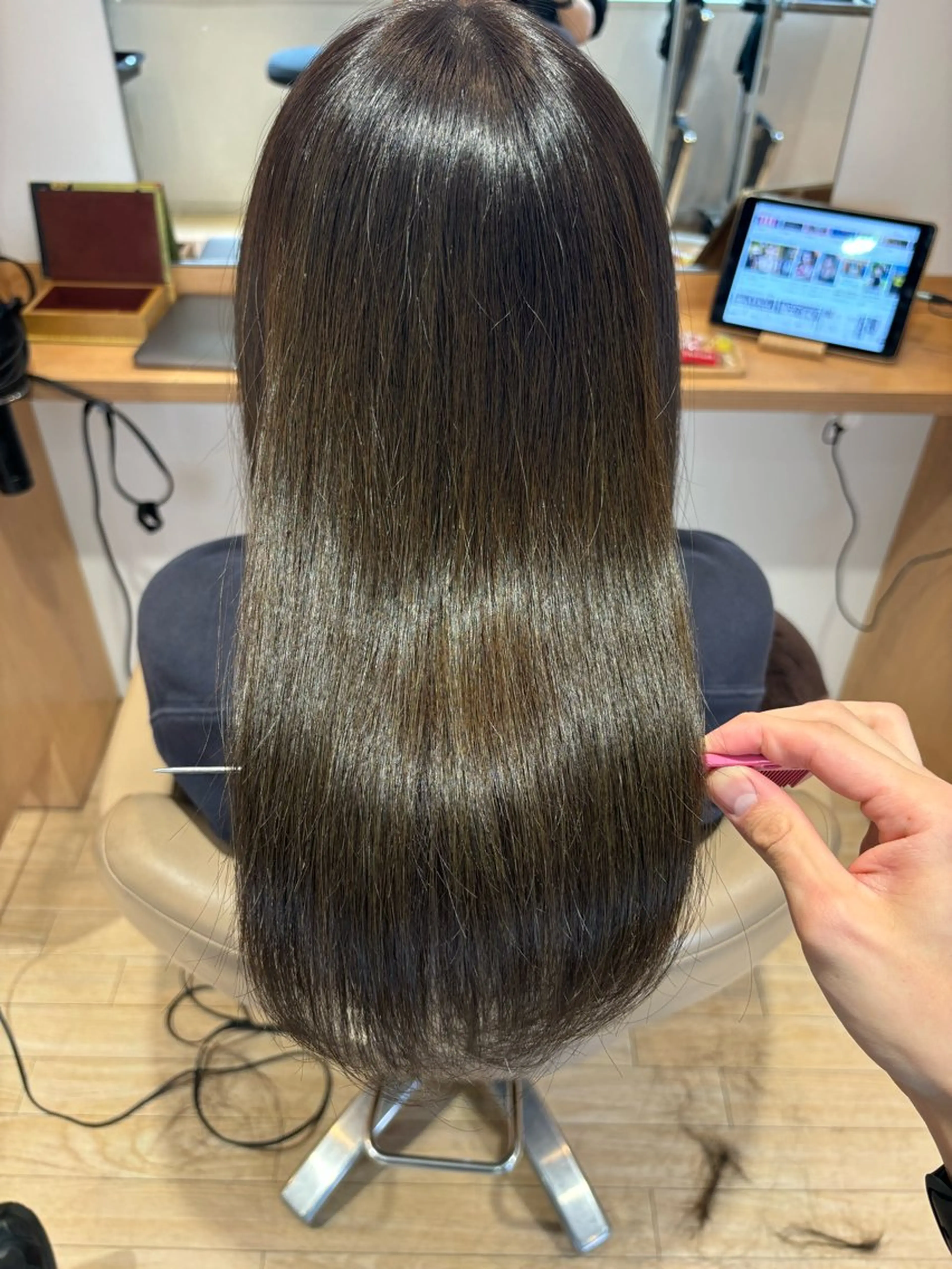 ロング カット ヘアカラー トリートメント [Amphi Tokyo]宮原のヘアスタイル