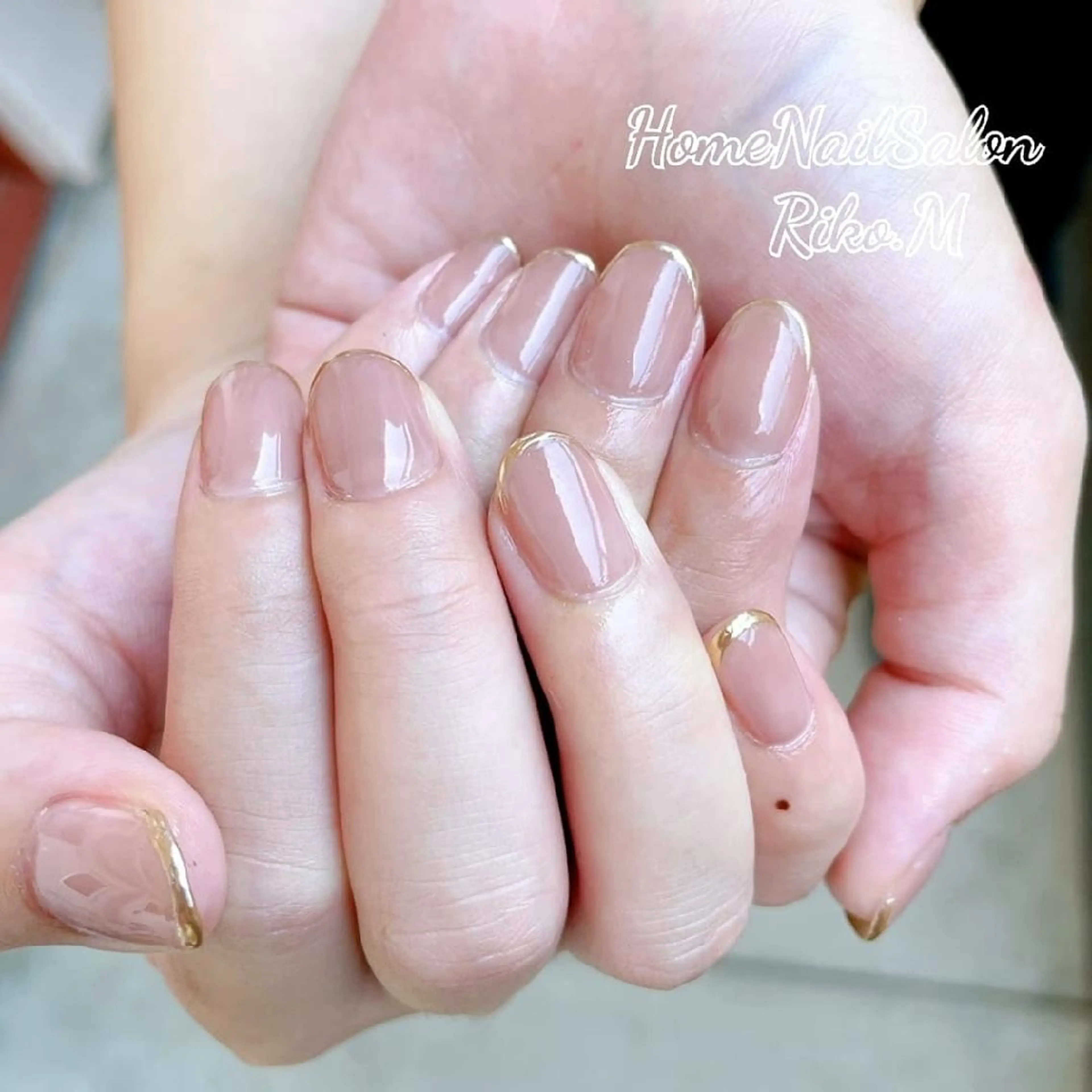 ネイル オフィスネイル シンプルネイル ハンドネイル nailsalon Riko.Mのネイルデザイン