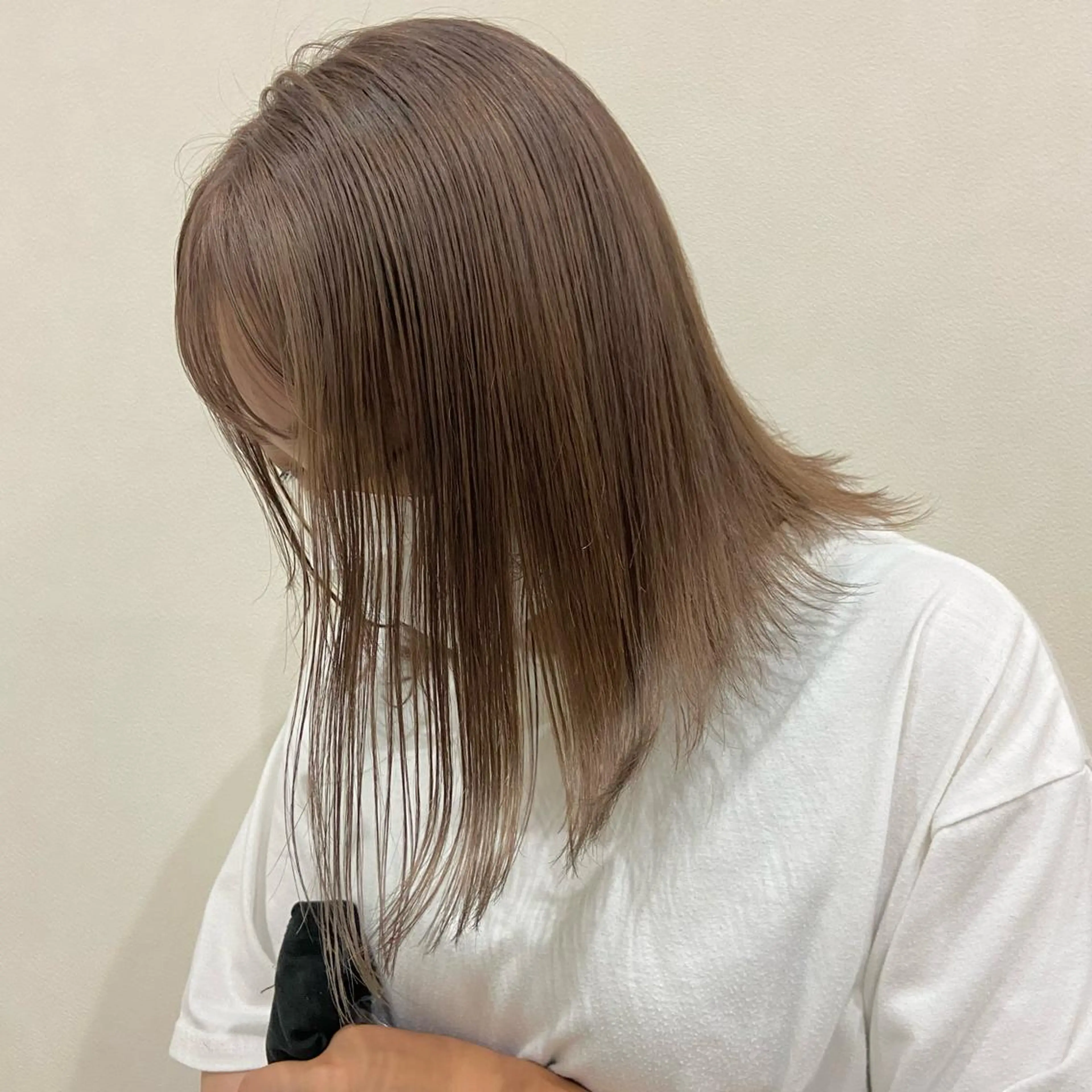 ミディアム ヘアカラー ボブ/透明感カラー 🧸YUI❤️のヘアスタイル