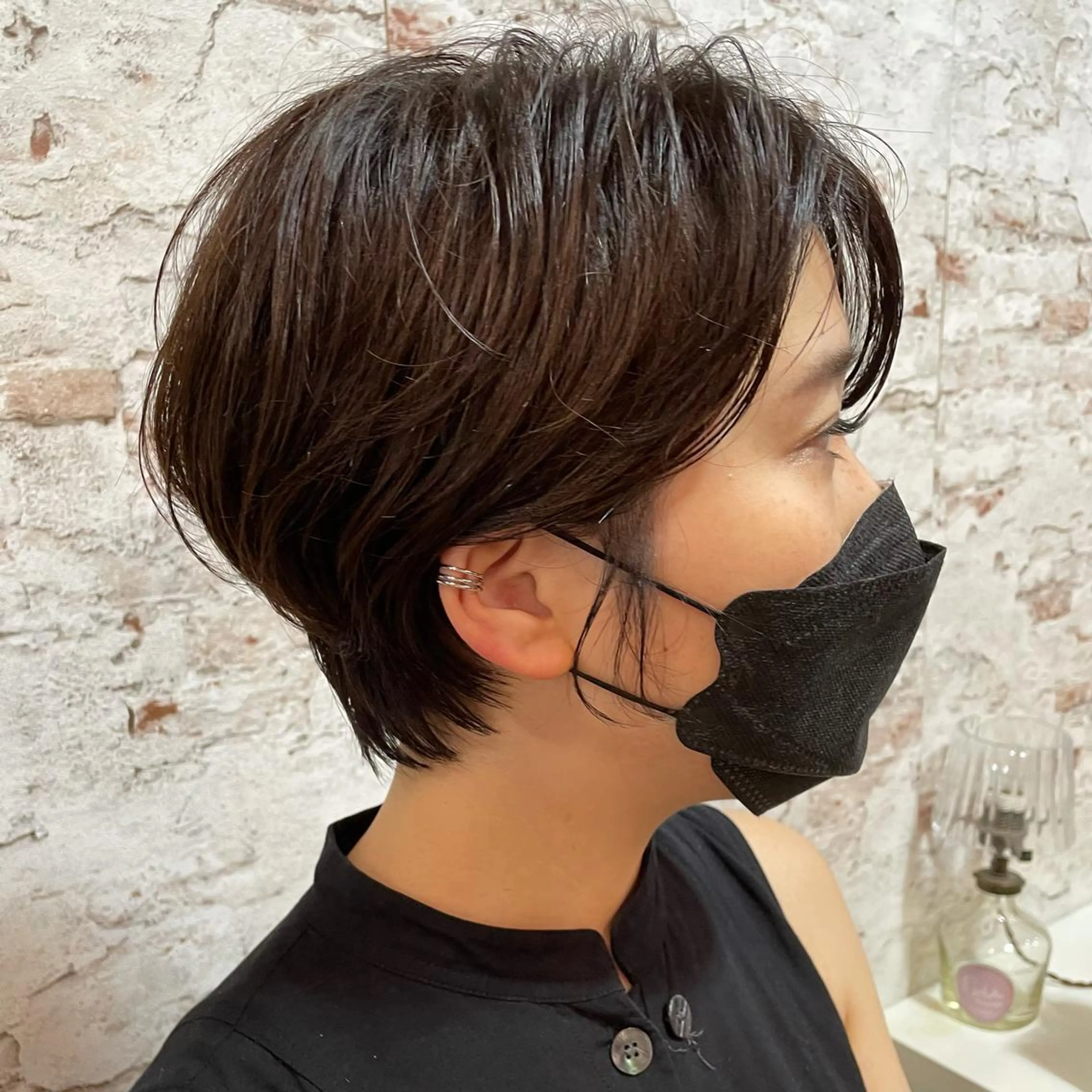 ショート パーソナルカラー 藤本夢のヘアスタイル