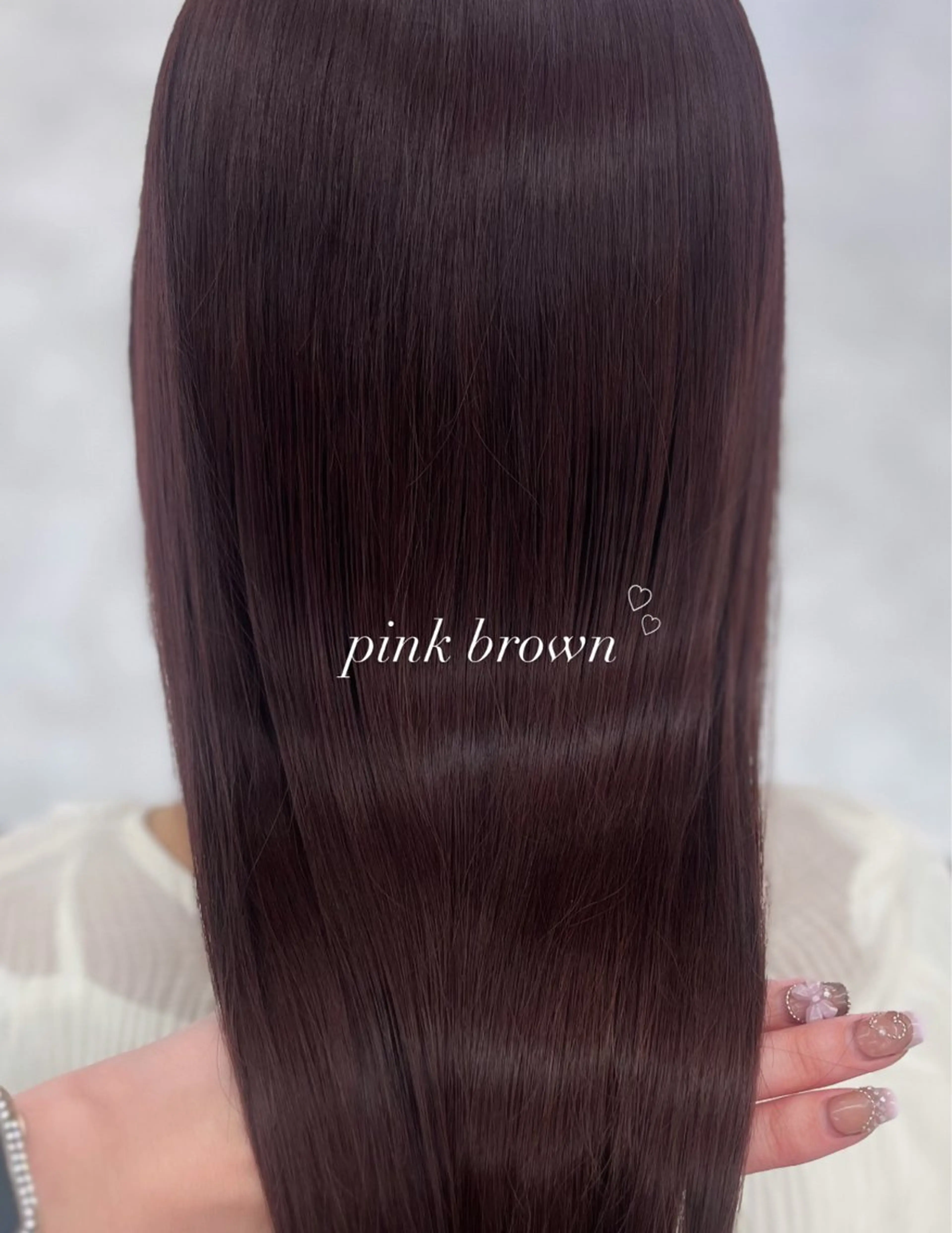セミロング ヘアカラー トリートメント ヘッドスパ ヘアセット Hina🎀♡ 暖色/縮毛のヘアスタイル