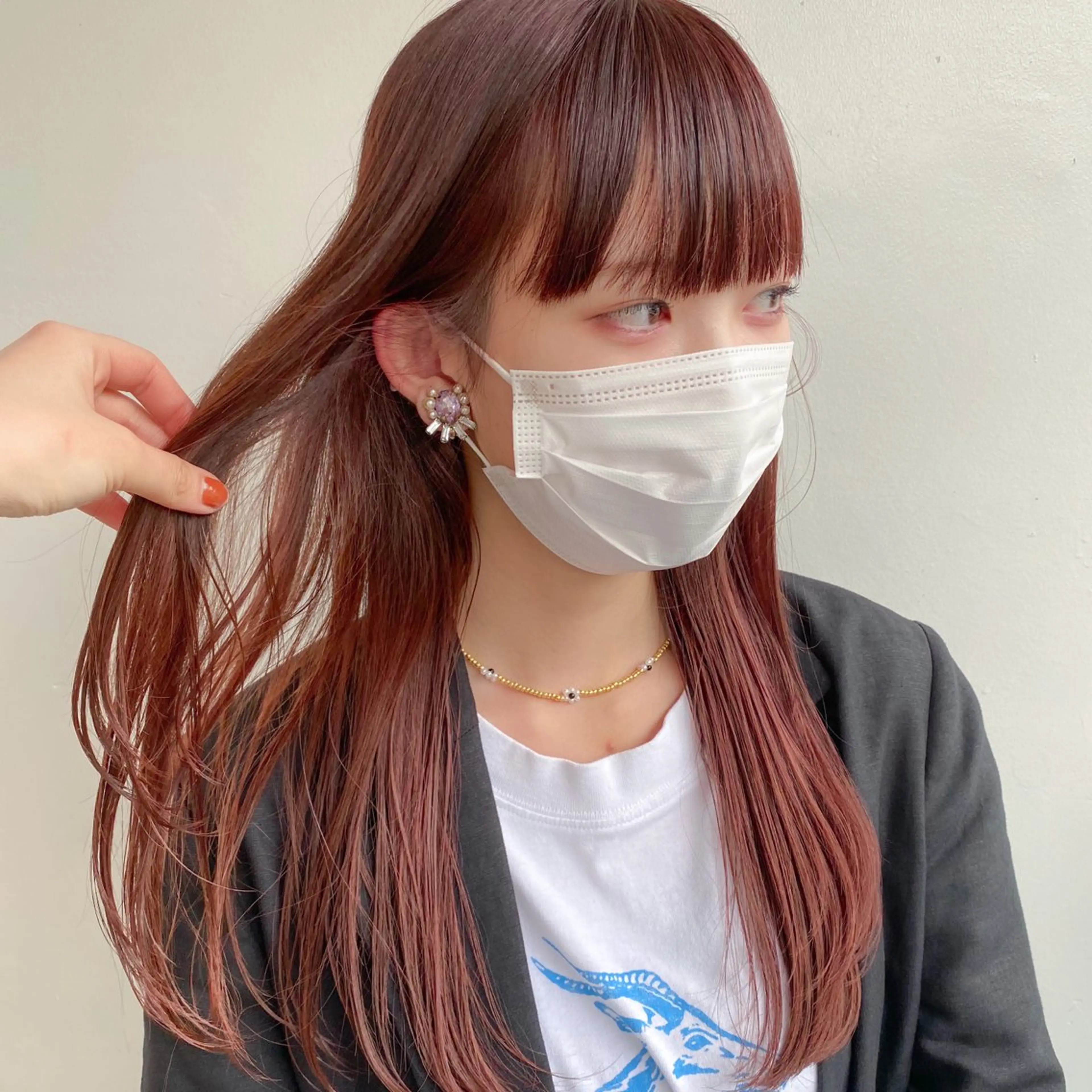 ロング カラー カット ヘアカラー トリートメント 中屋恵美🎨 Designカラーのヘアスタイル