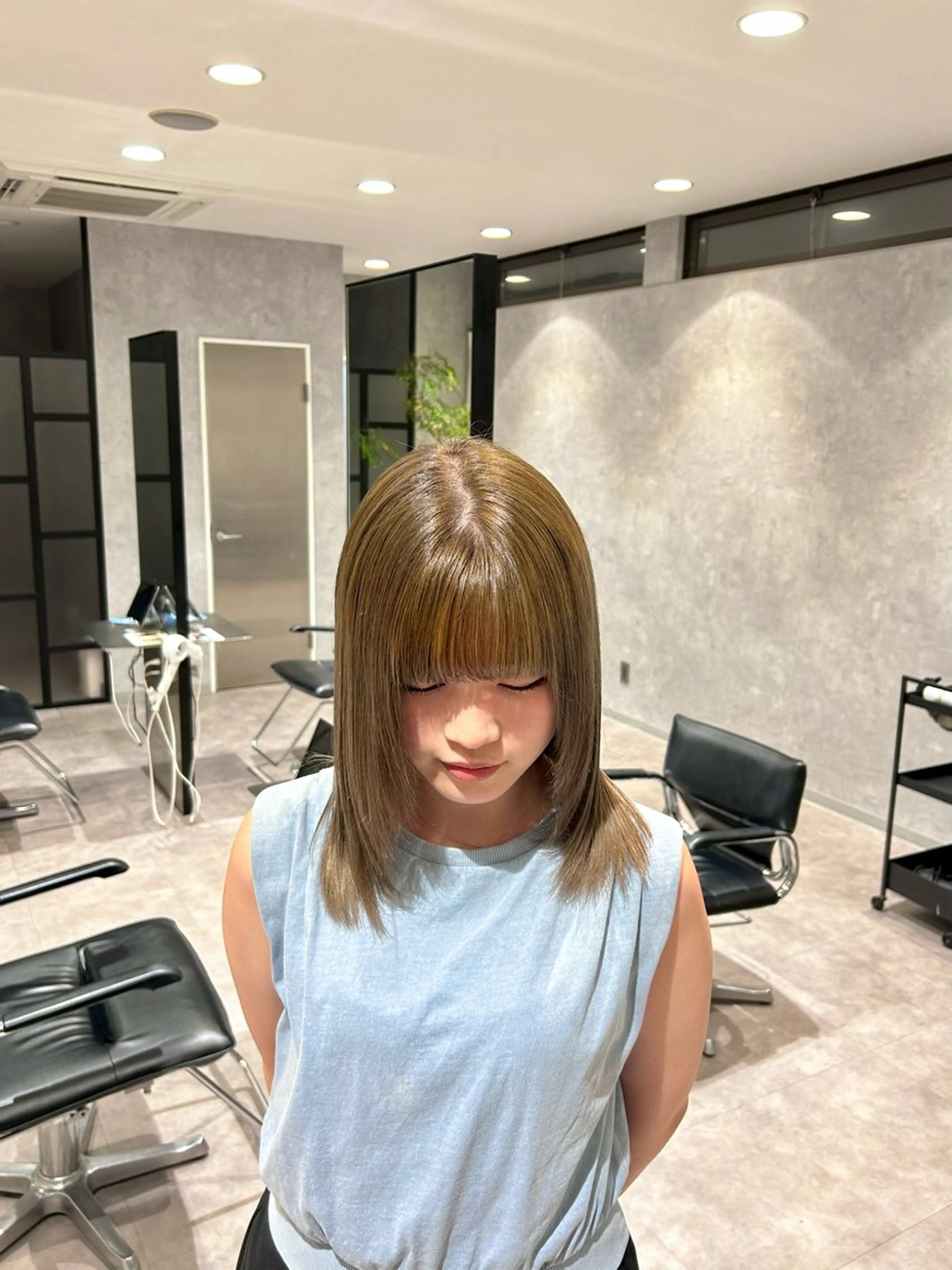 ブリーチオンカラー（ミディアム​〜​ロング）🪄（メンズ不可）の写真