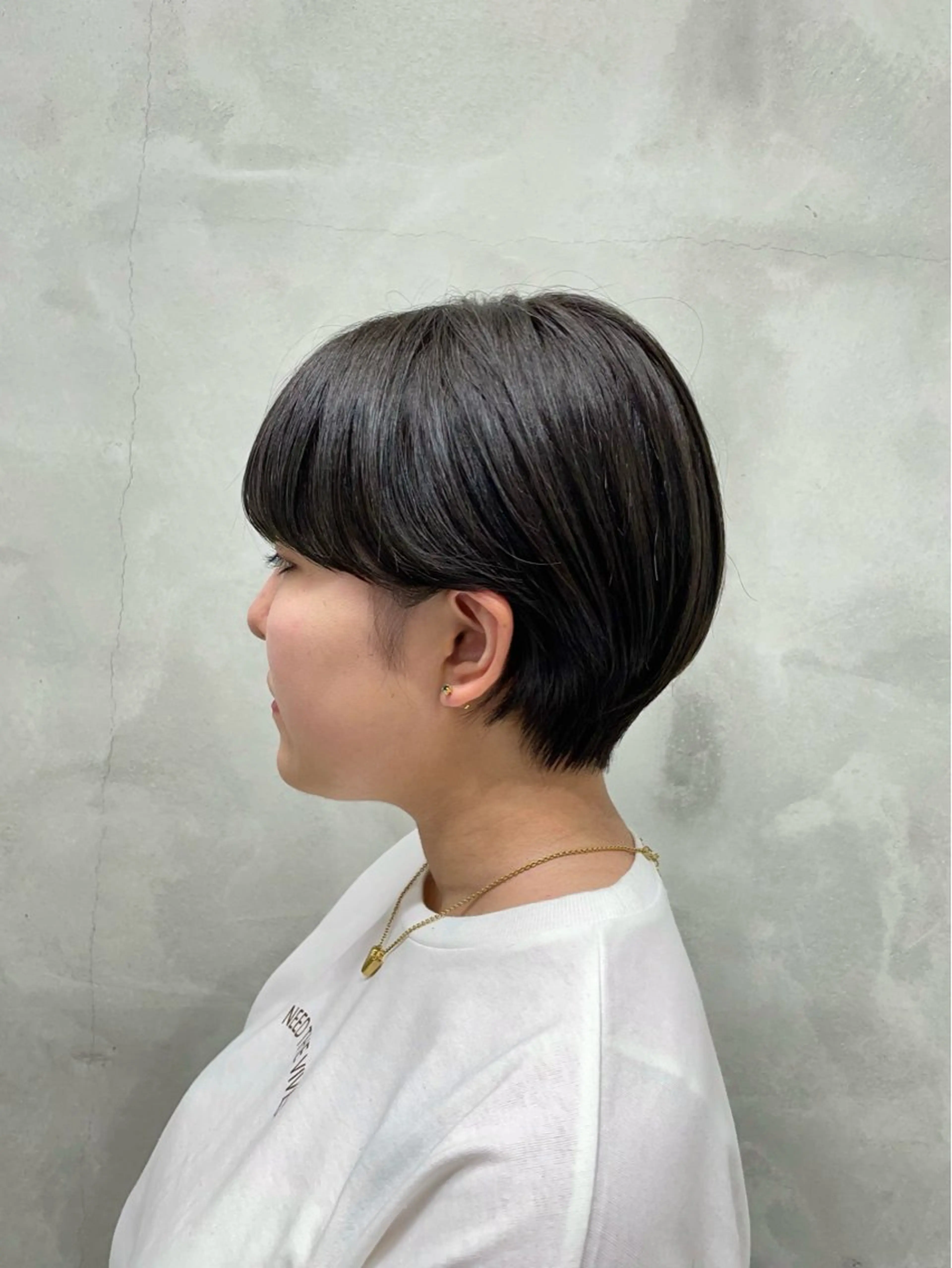 ショート カラー カット ヘアカラー トリートメント 山本 佳奈のヘアスタイル