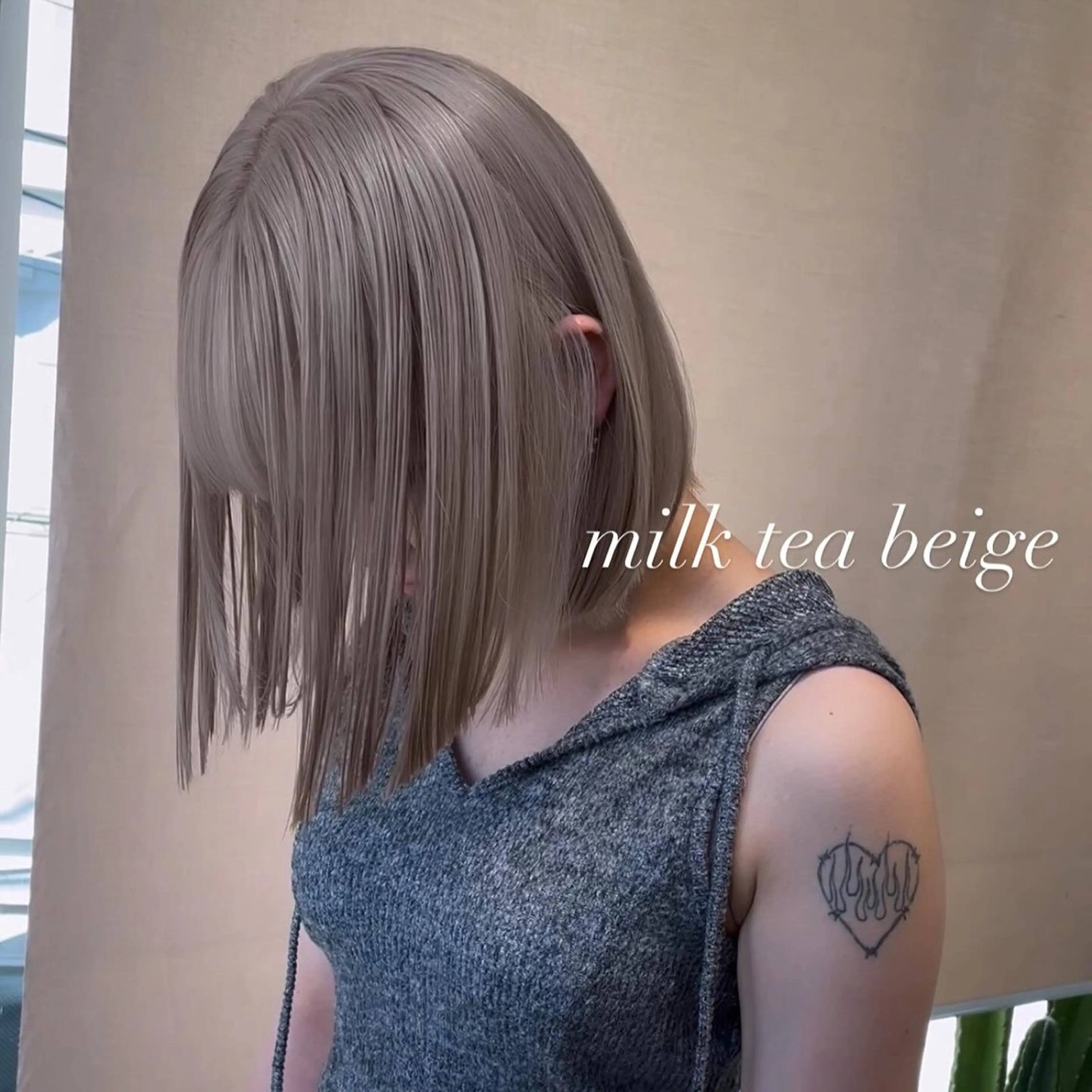 ミディアム カラー カット ヘアカラー トリートメント ヘアセット 💜ハイトーン💛 マジカルかいちゃんのヘアスタイル
