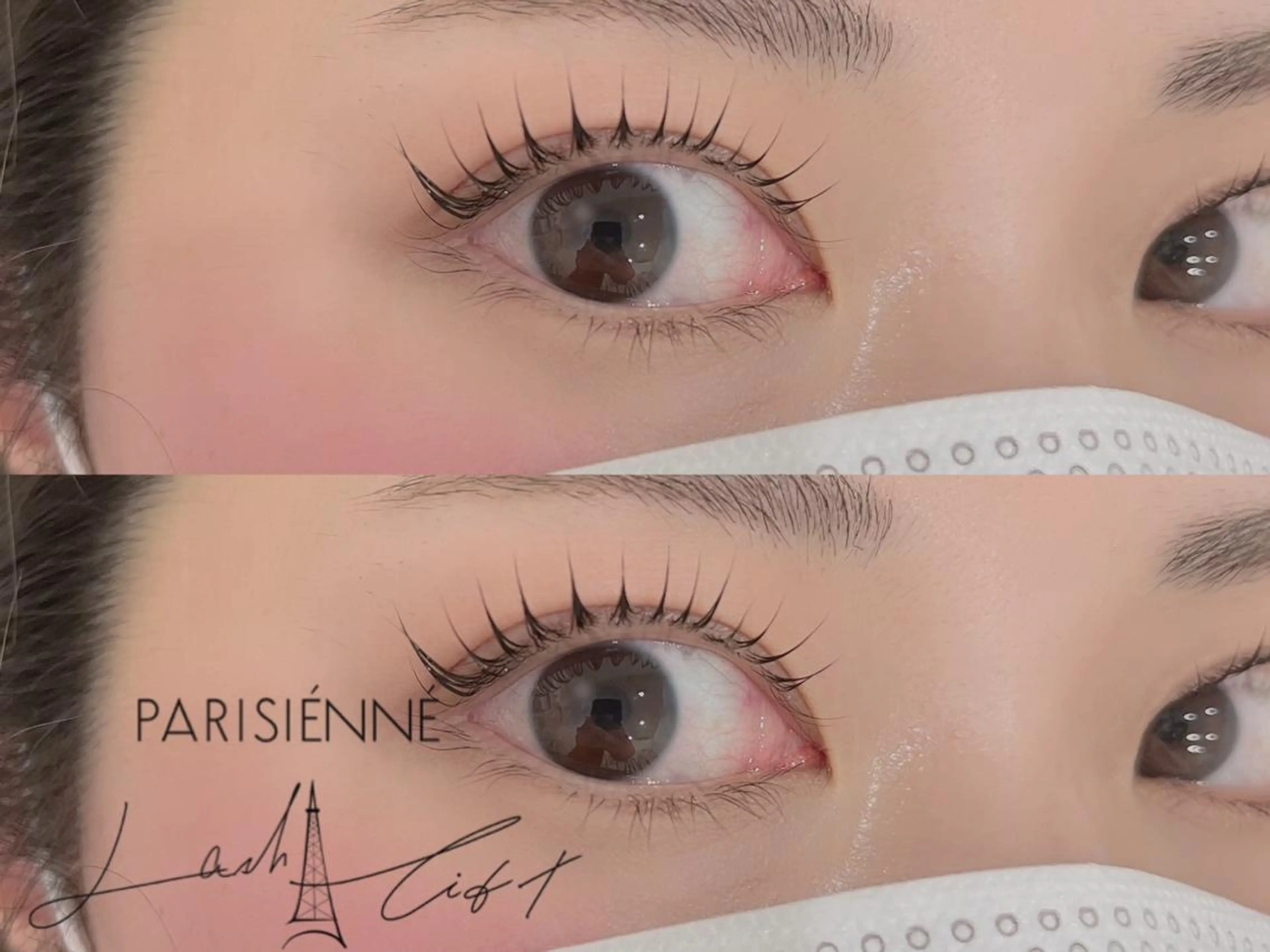 マツエク・マツパ パリジェンヌラッシュリフト MAQUM𖤐 Satsumiのマツエク・マツパデザイン