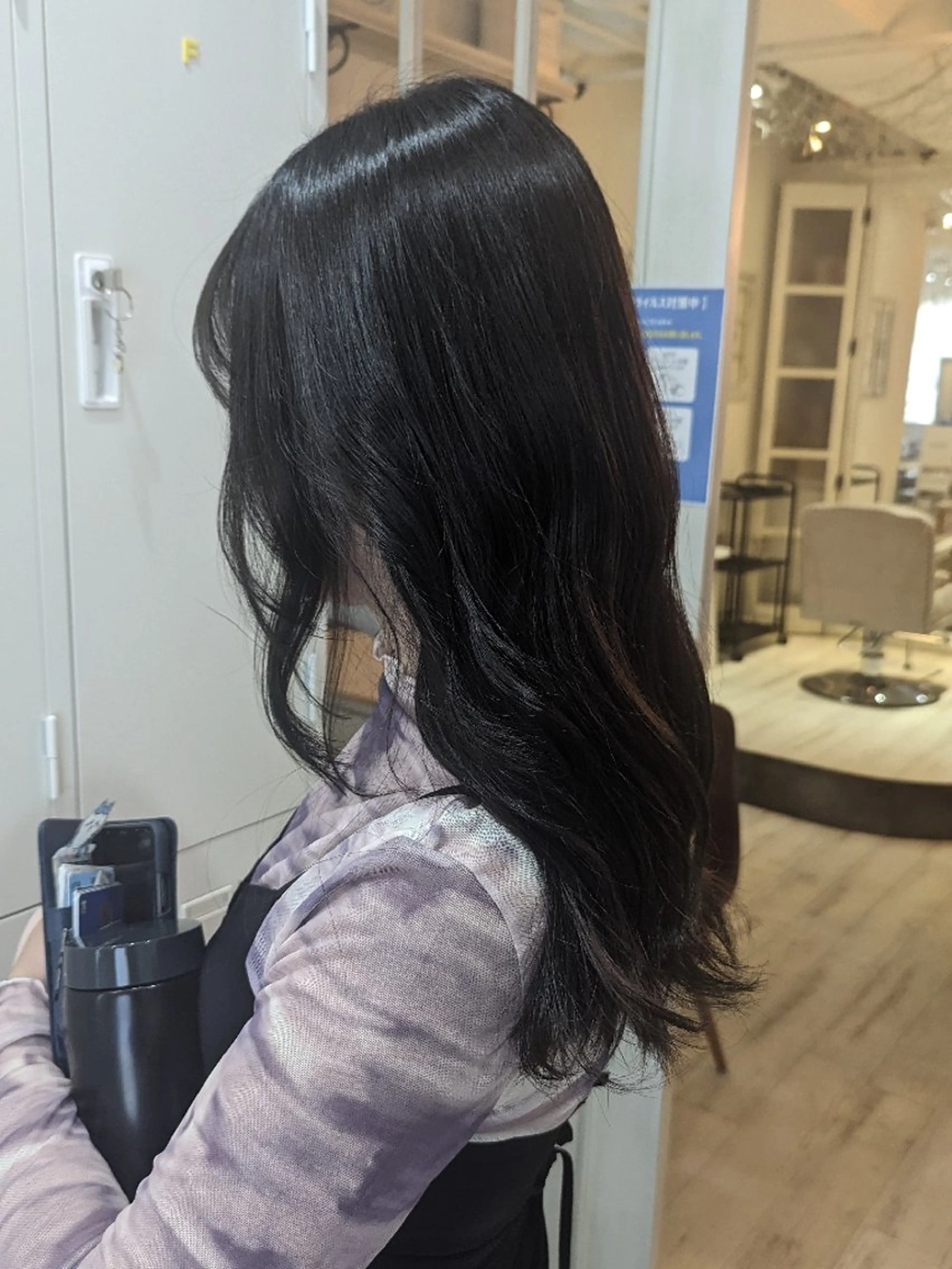 カラー アッシュ 🩶MIYU🩶 うるつやカラー୨୧のヘアスタイル