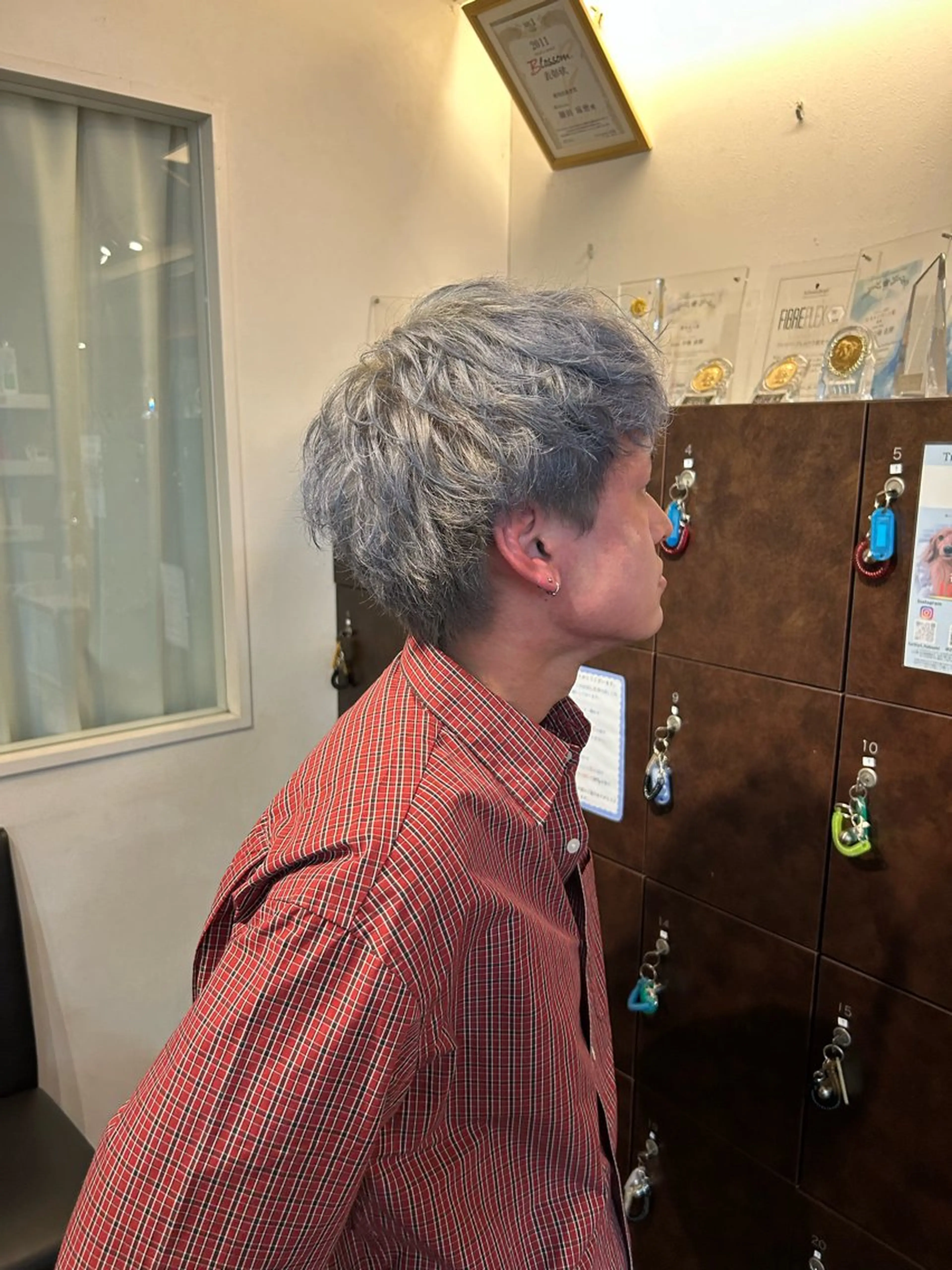 ショート メンズ ヘアカラー Blossom 大山店所属・桜井晶/ Blossom大山店のヘアスタイル