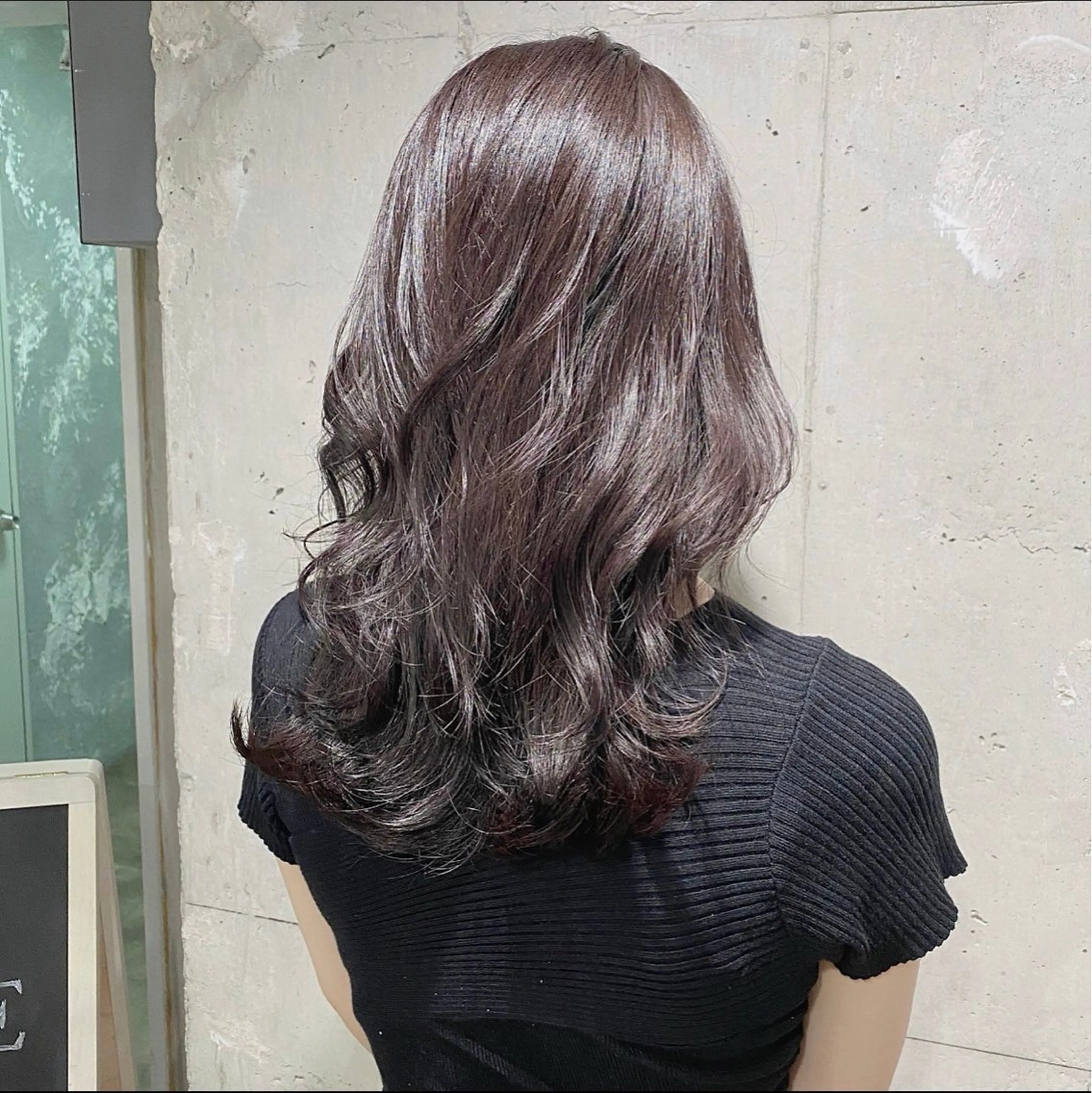 ロング カラー 🟦ニュアンス/メン ズパーマ横浜🟦のヘアスタイル