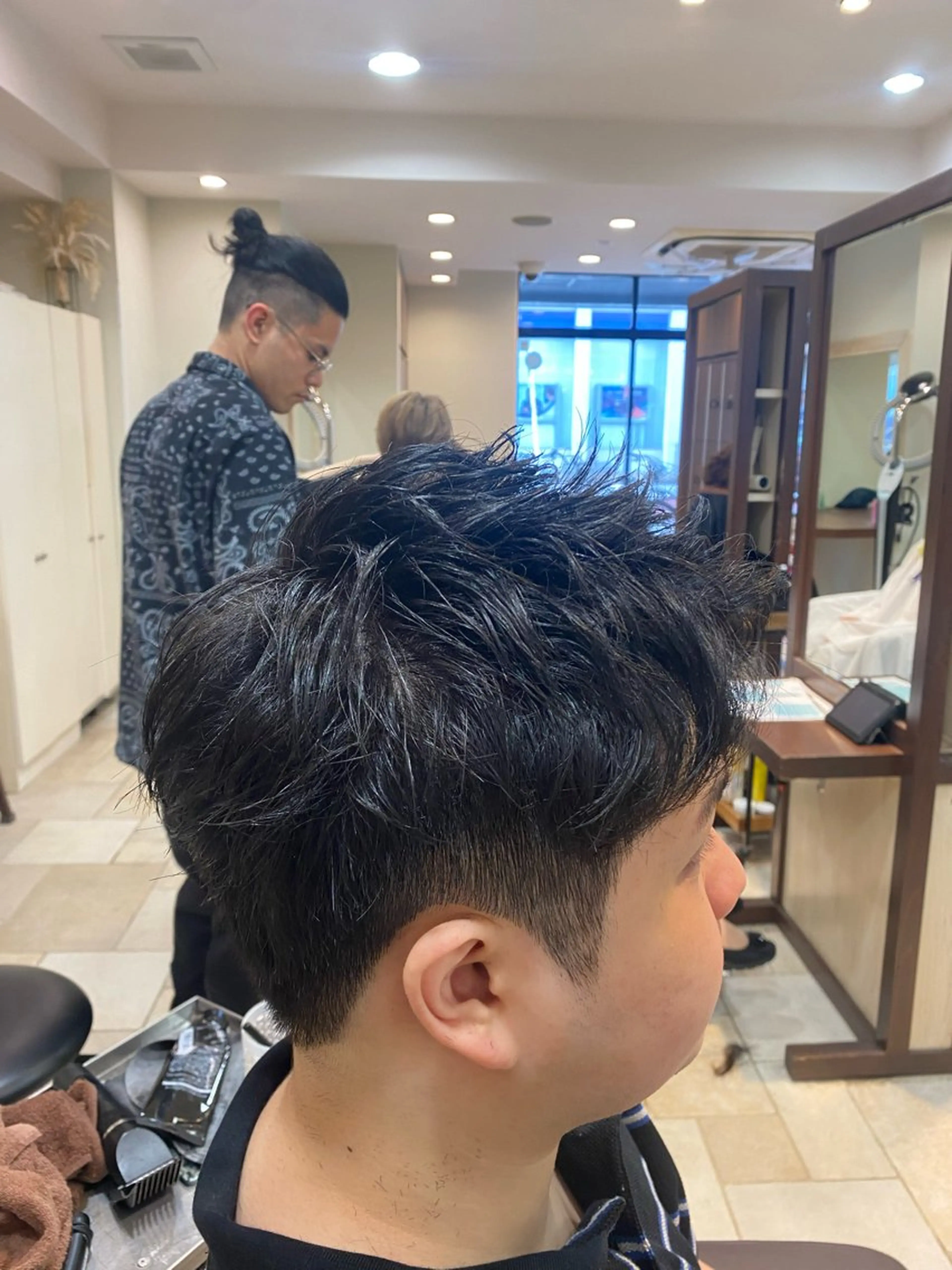 ショート カット パーマ ヘアセット <パーマ&縮毛矯正> 🫧山本勇輝🫧のヘアスタイル