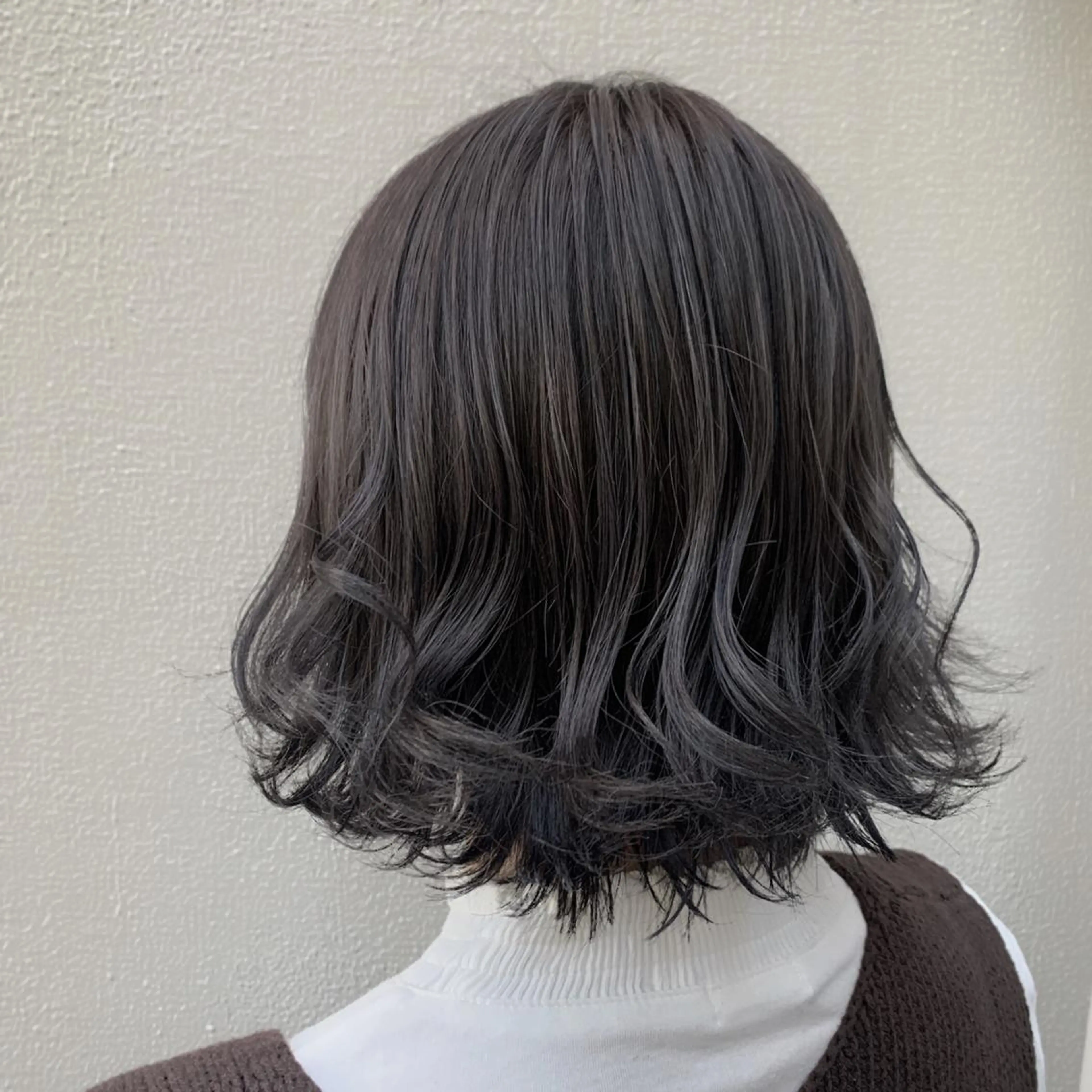 ミディアム ヘアカラー 縮毛矯正 Jewel Box所属・髪質改善ストレート 特化⭐️杉本奈稀沙のヘアスタイル