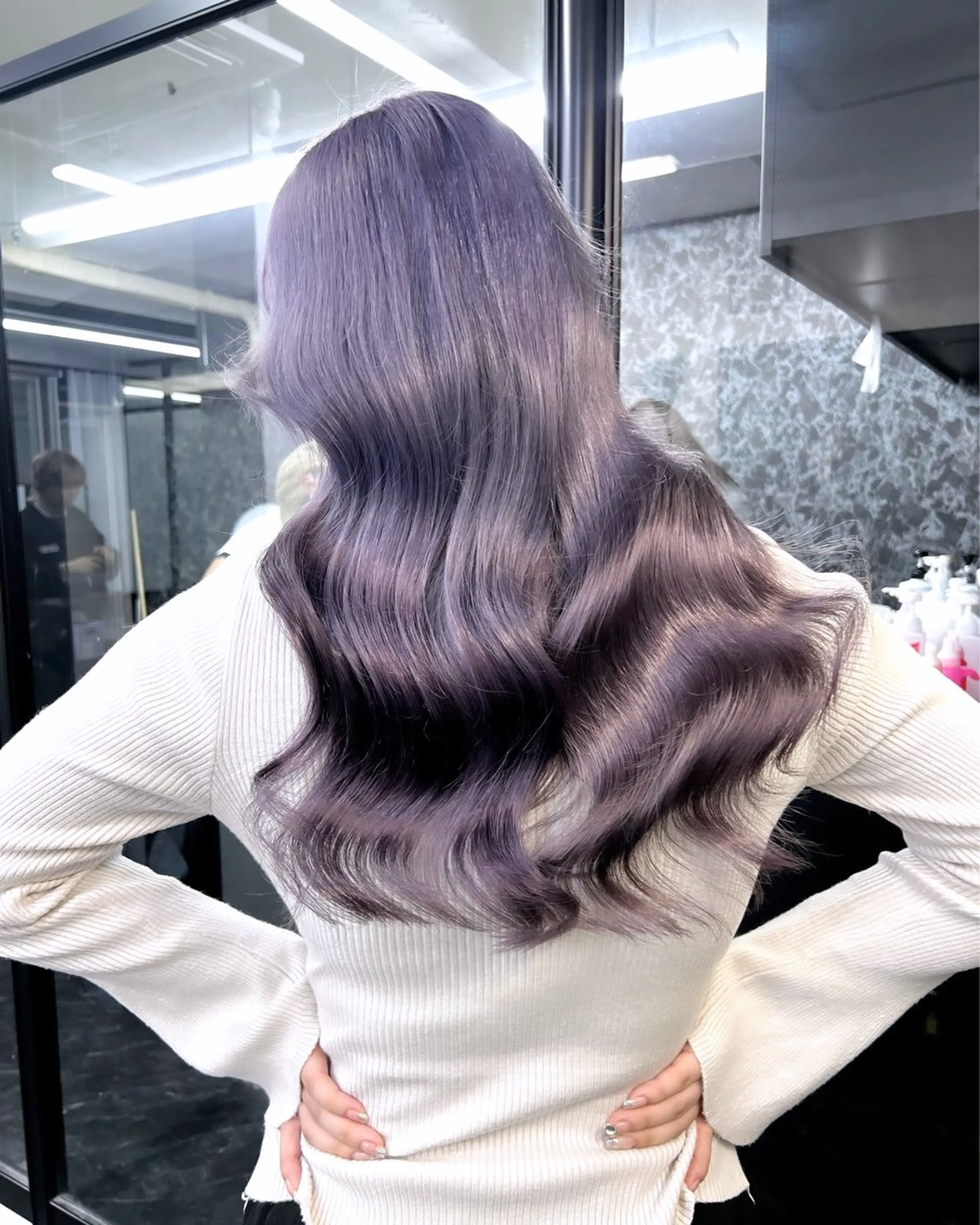 ロング カラー ヘアカラー トリートメント 梅田/韓国ヘア/ エクステ🤖ヒナのヘアスタイル
