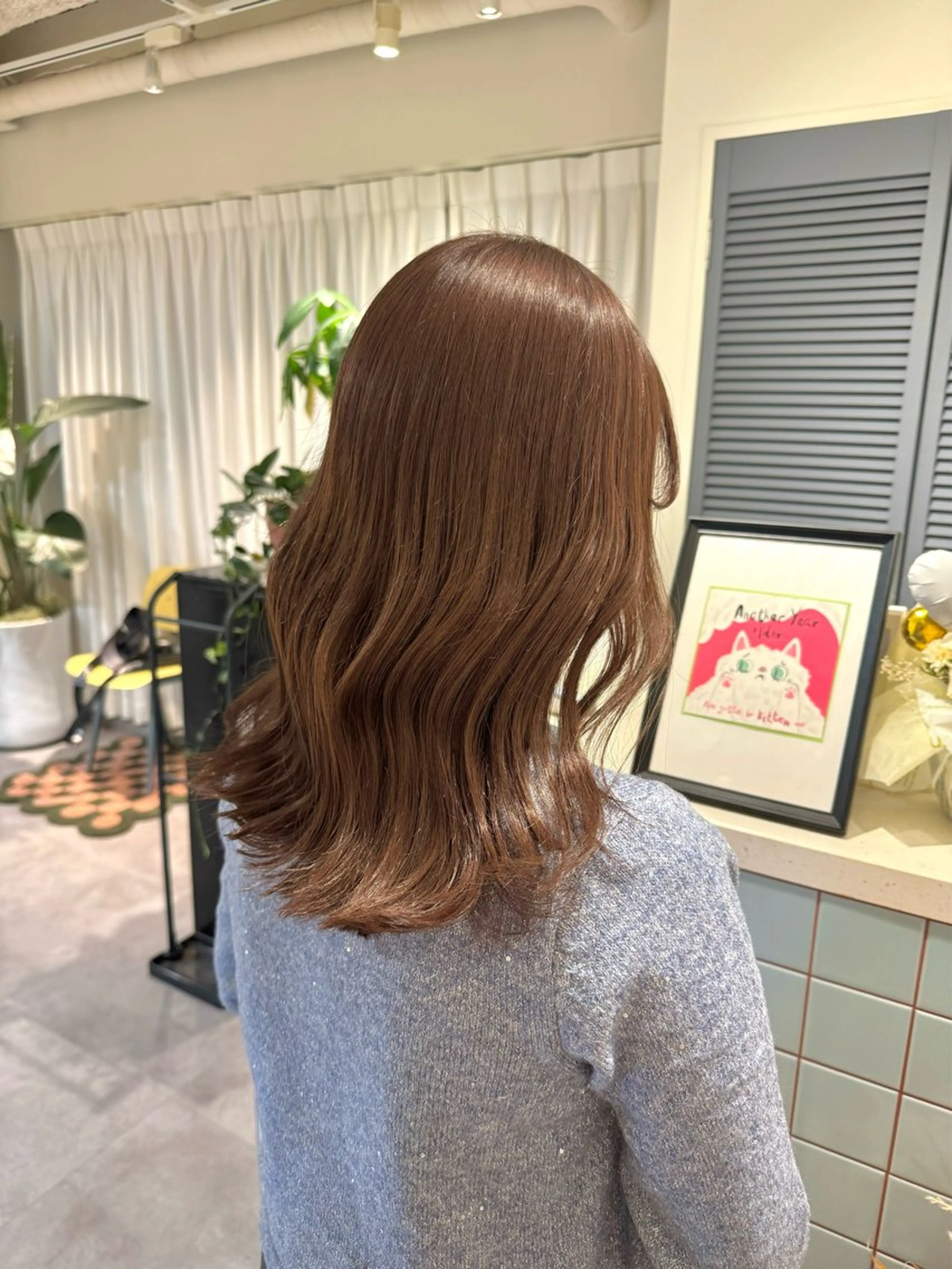 ロング カラー ショコラグレージュ グレージュ ayaka♡ 柔らかカラーのヘアスタイル